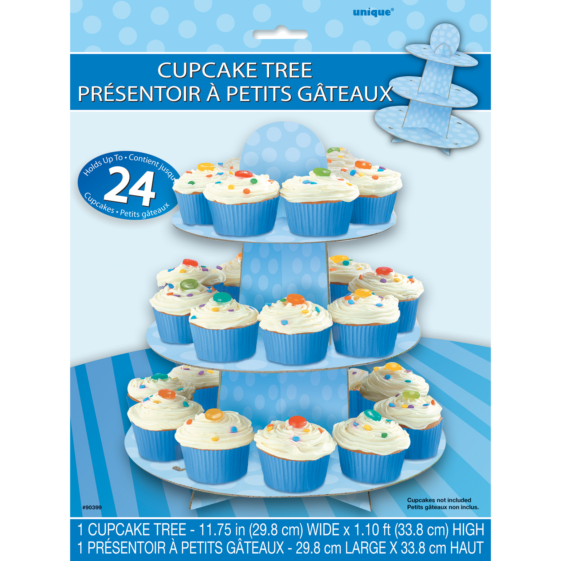 Blue Cupcake Stand Blue Cupcake Stand