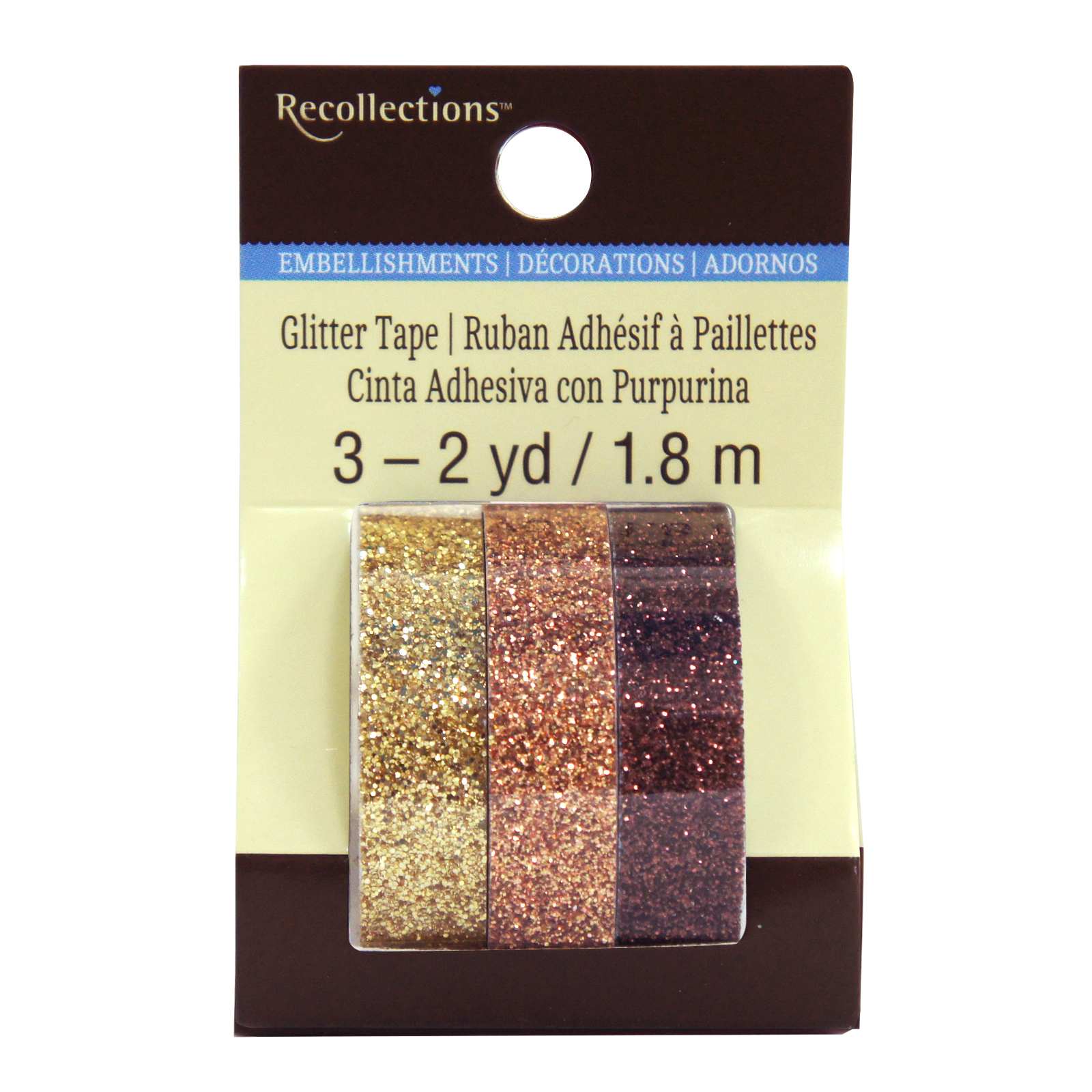 Shop for the Gold Glitter Tape by Recollections™ at Michaels