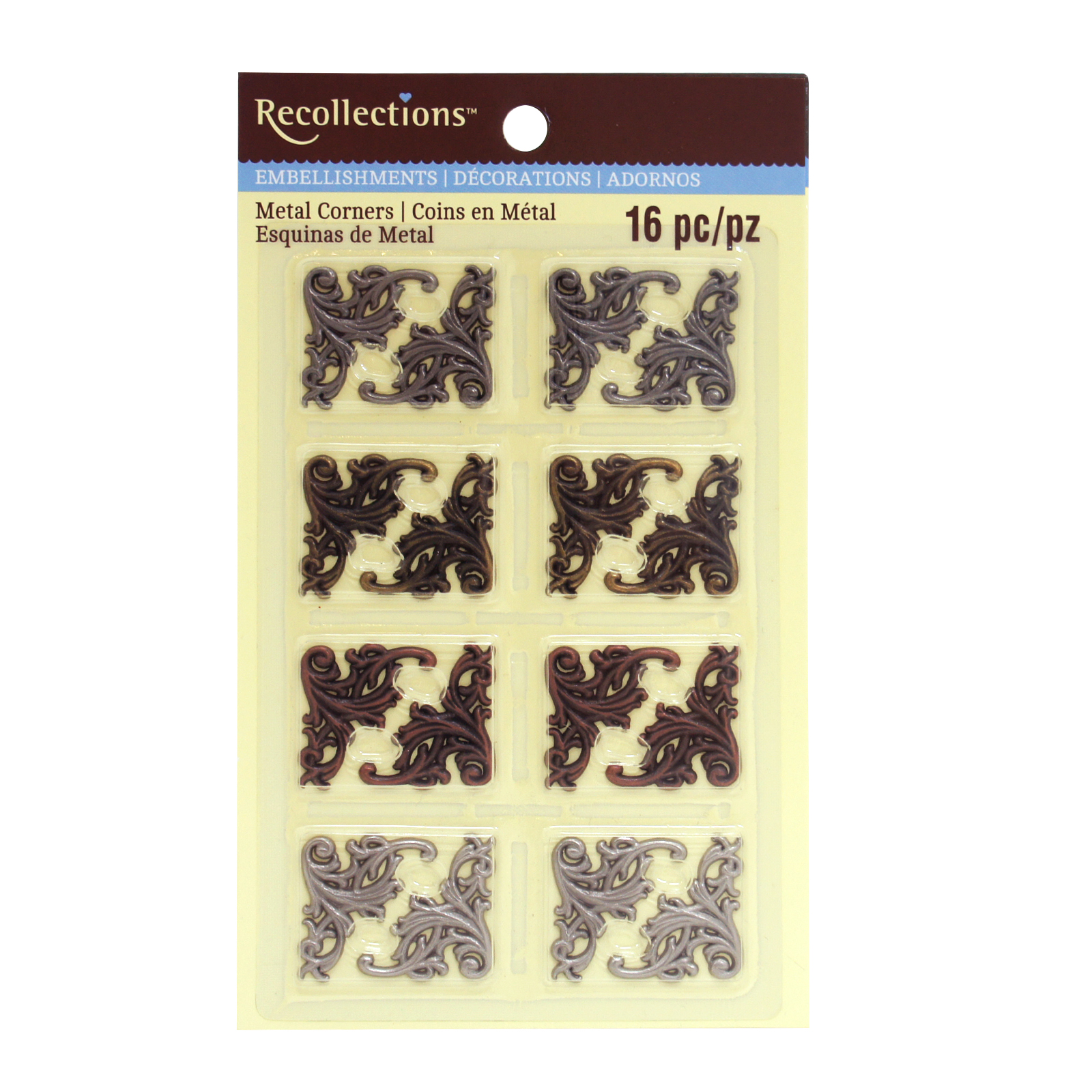 Buy the Metal Scroll Corners by Recollections™ at Michaels