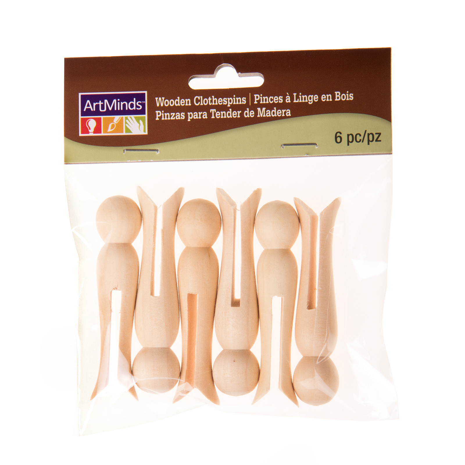 Buy the Antique Wooden Clothespins by ArtMinds™ at Michaels