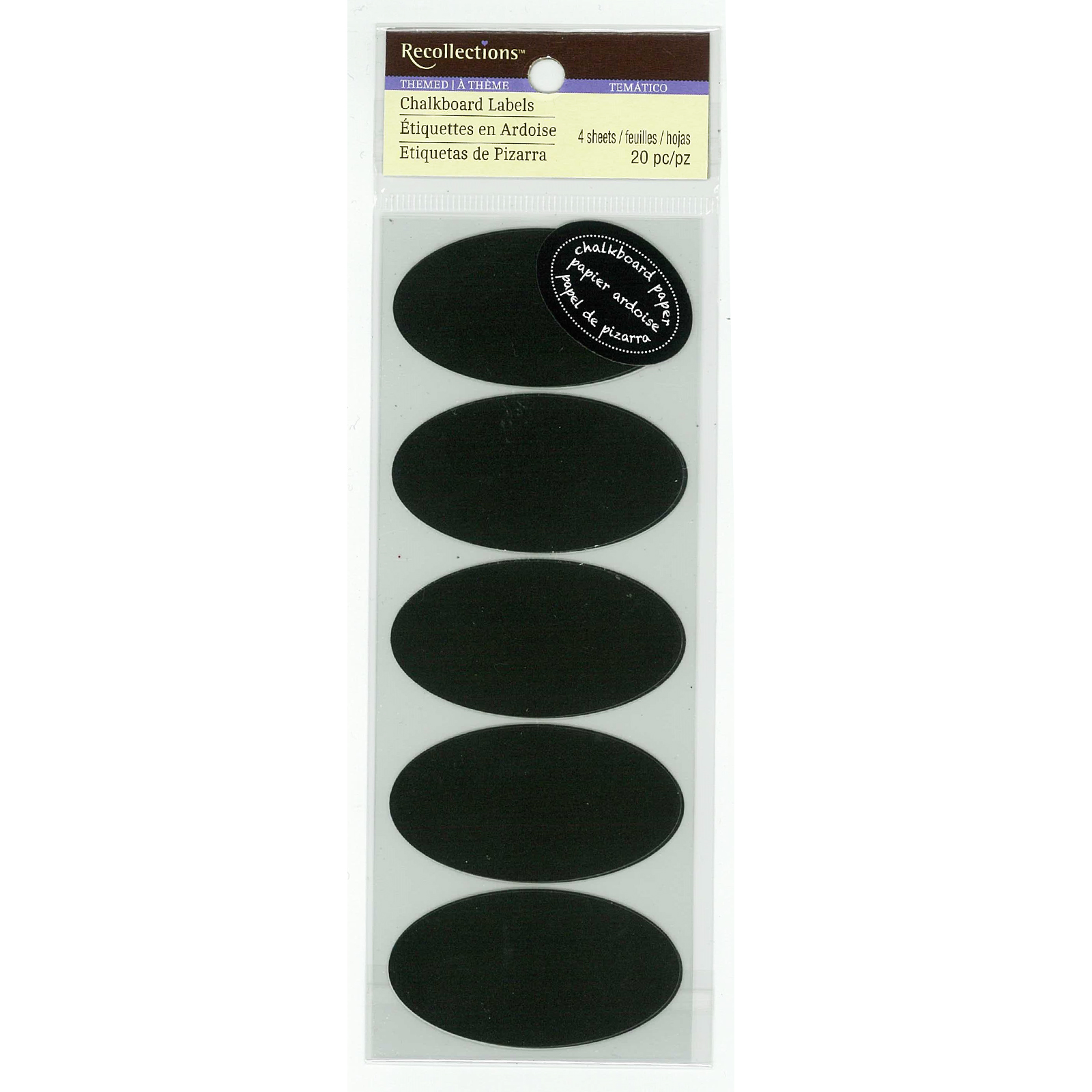 Shop for the Oval Chalkboard Labels by Recollections™ at Michaels