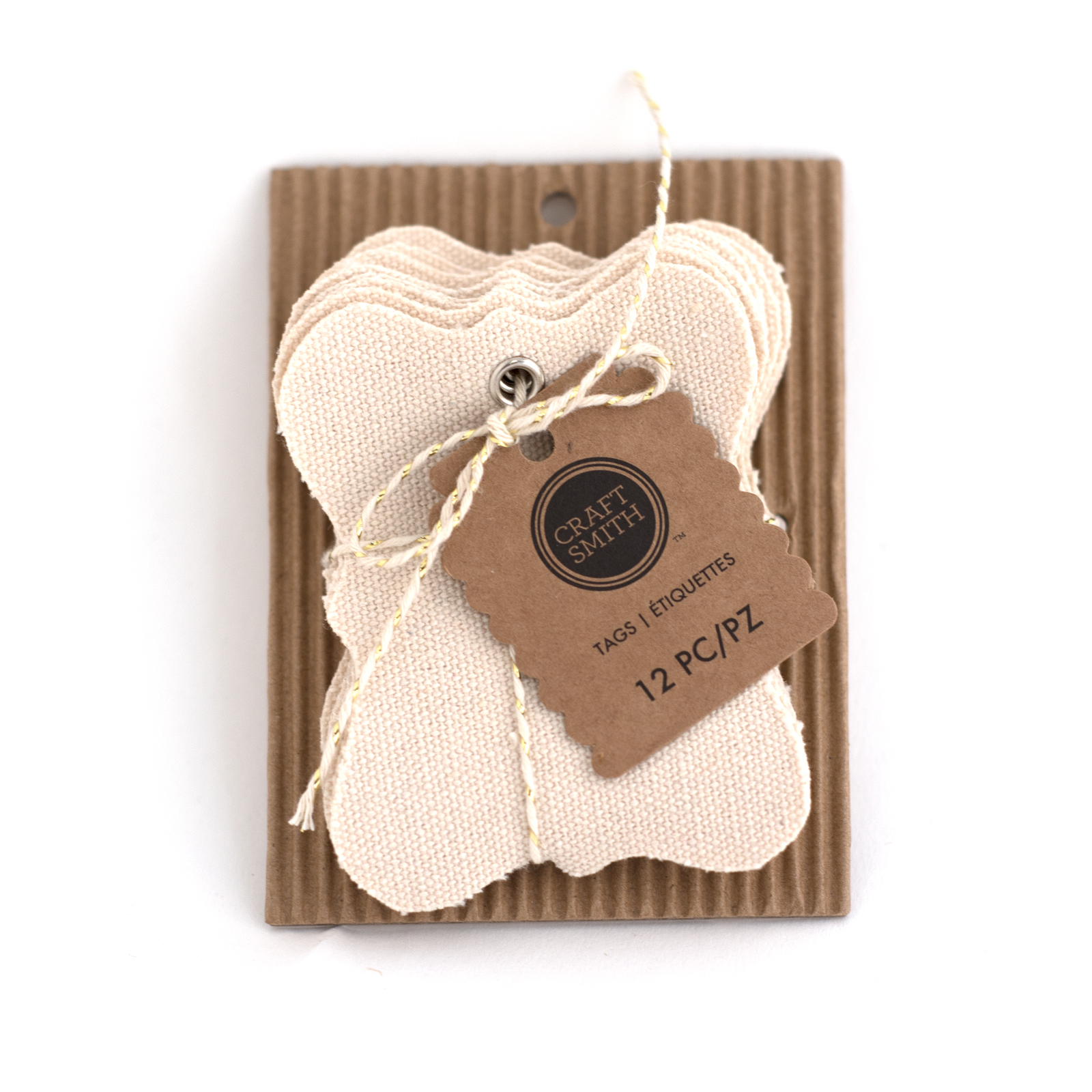Craft Smith Shield Canvas Tags