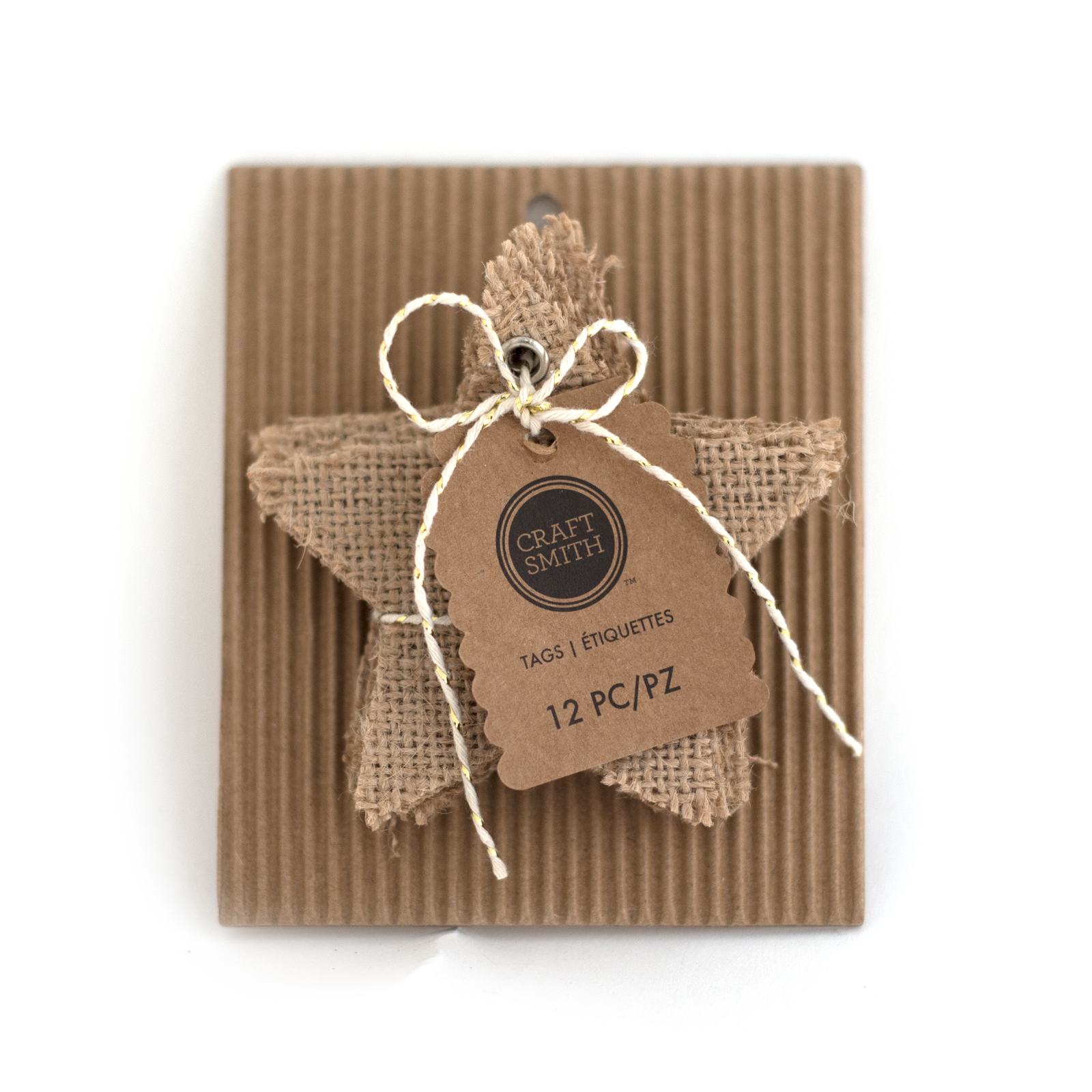 Craft Smith Star Burlap Tags
