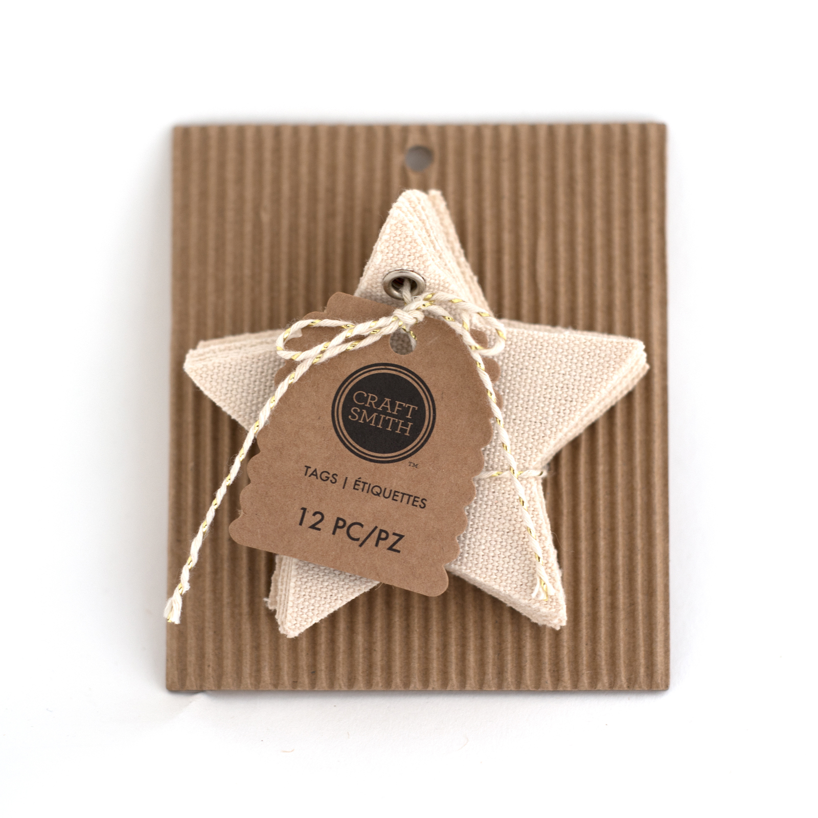 Craft Smith Star Canvas Tags