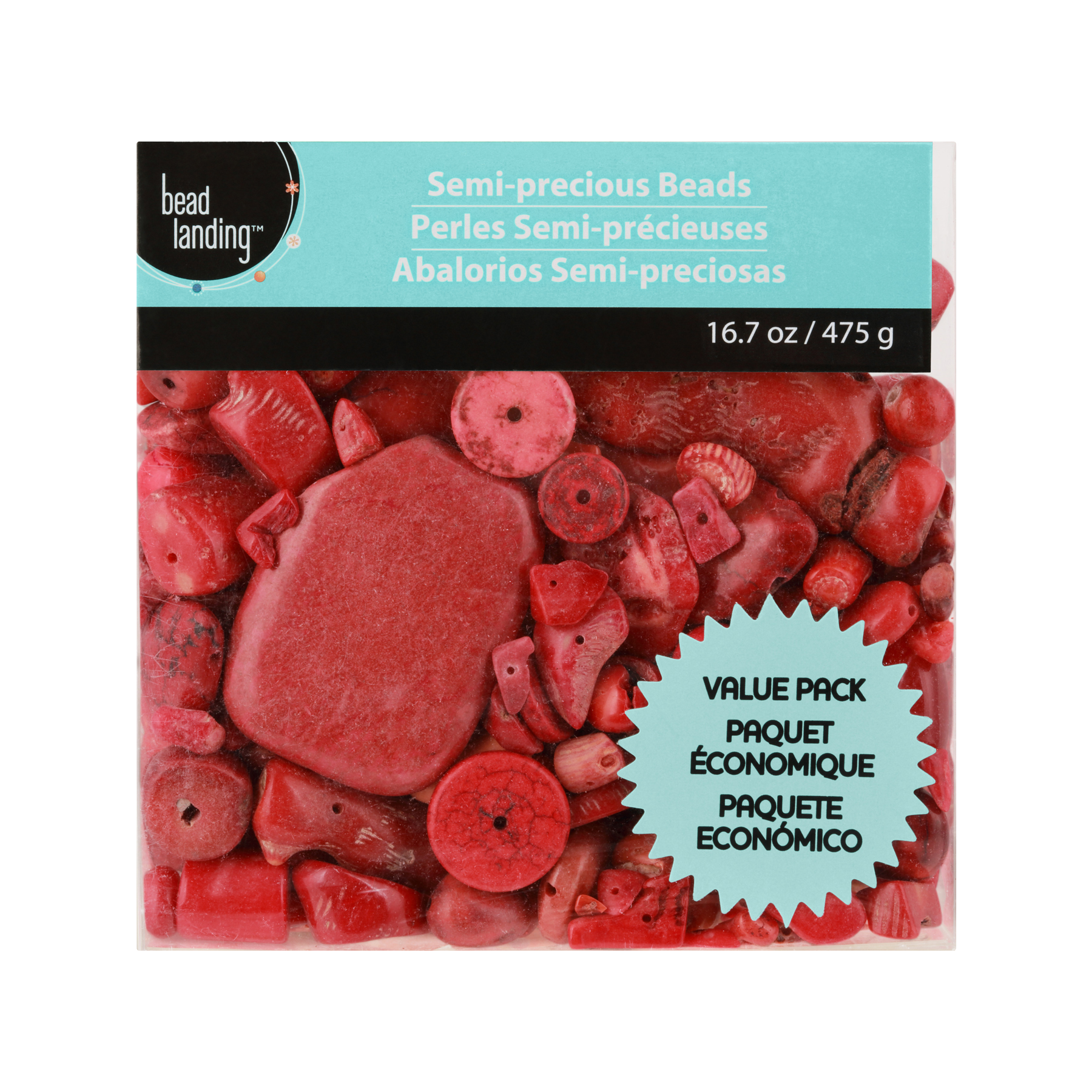 Coral Mix Semi-Precious Beads by Bead Landing