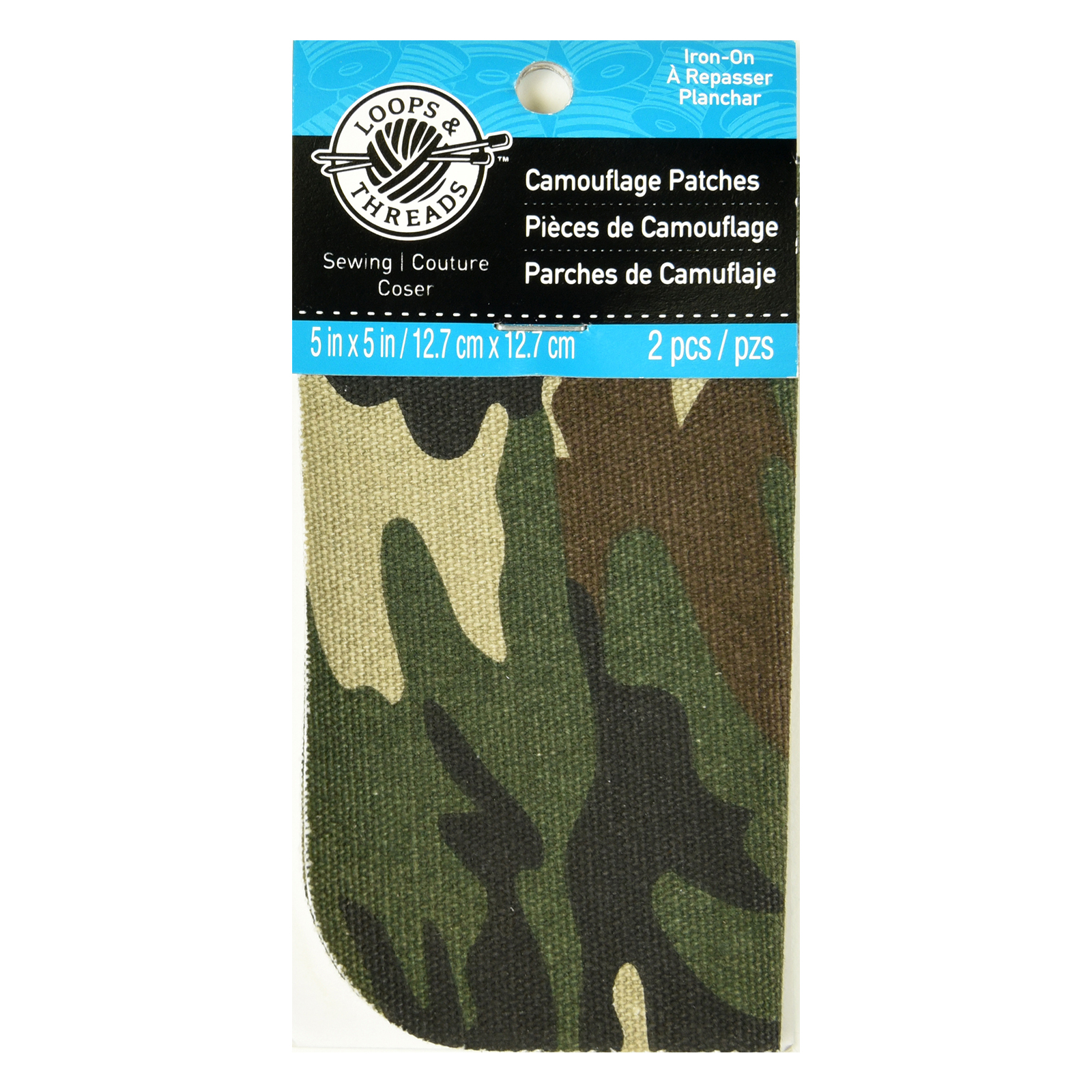 Find the Camouflage IronOn Patches by Loops & Threads™ at Michaels