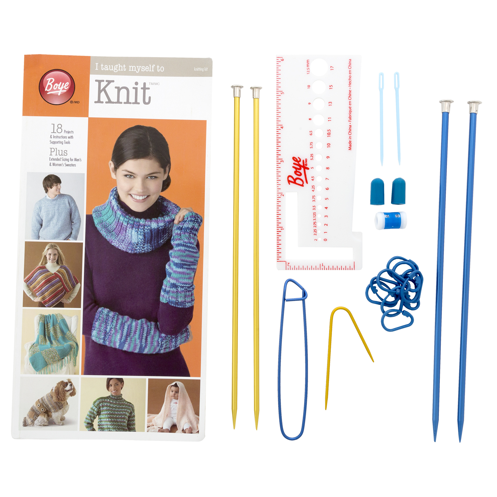 Find the Boye® I Taught Myself to Knit™ Kit at Michaels