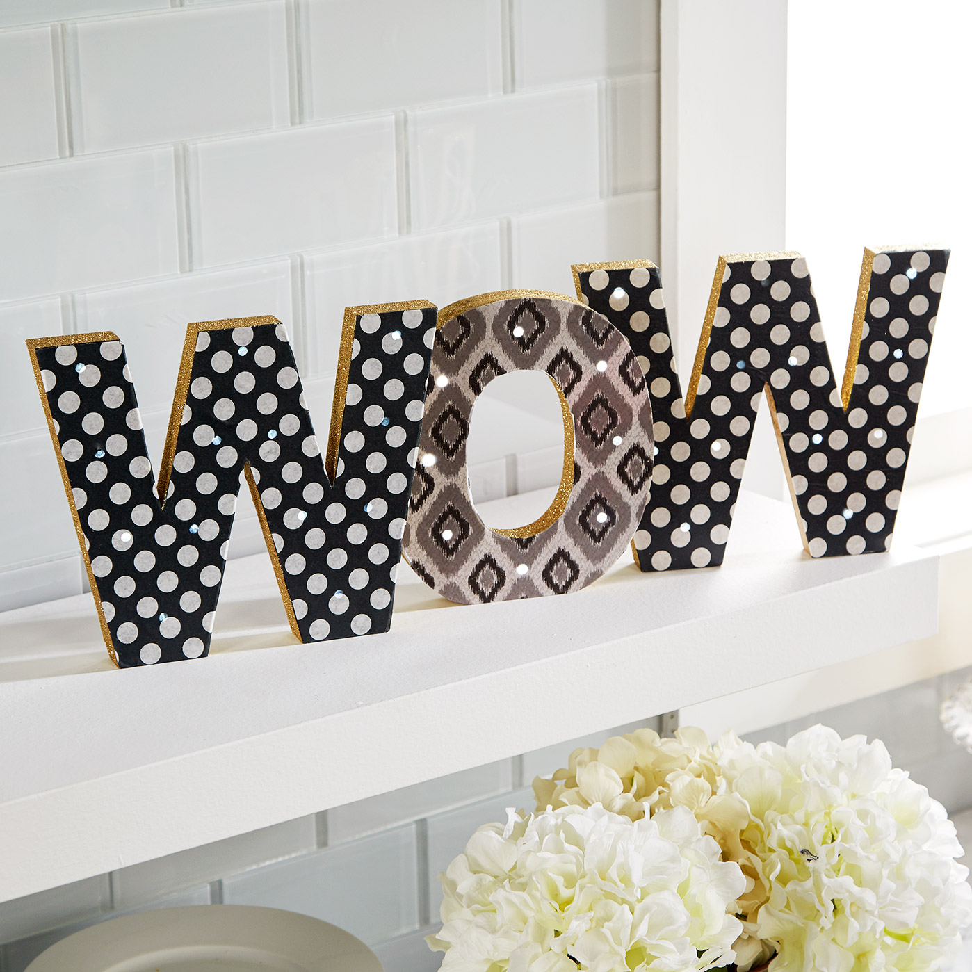 WOW Shadow Box Wood Letters