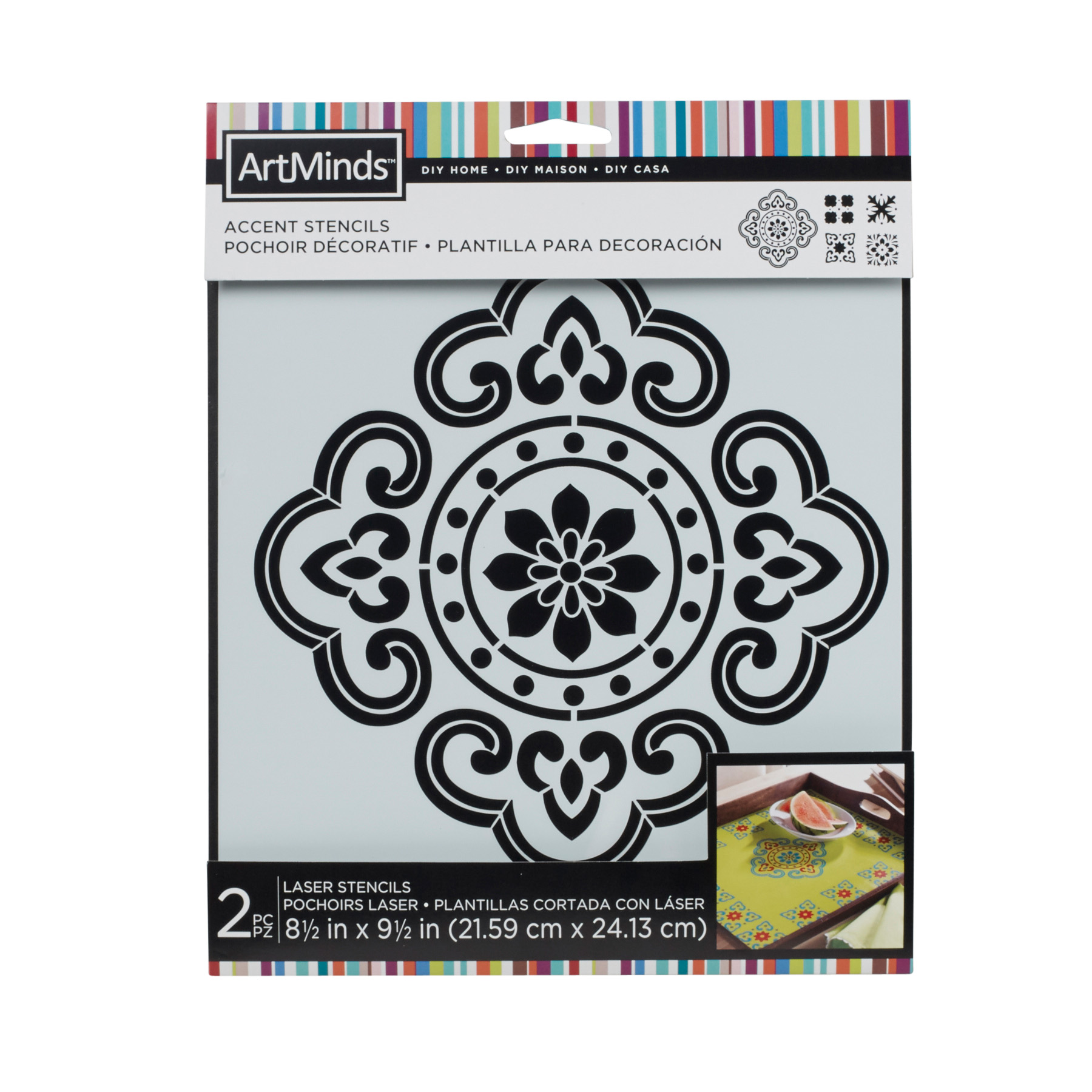 DIY Home Tile Accent Stencils by ArtMinds®