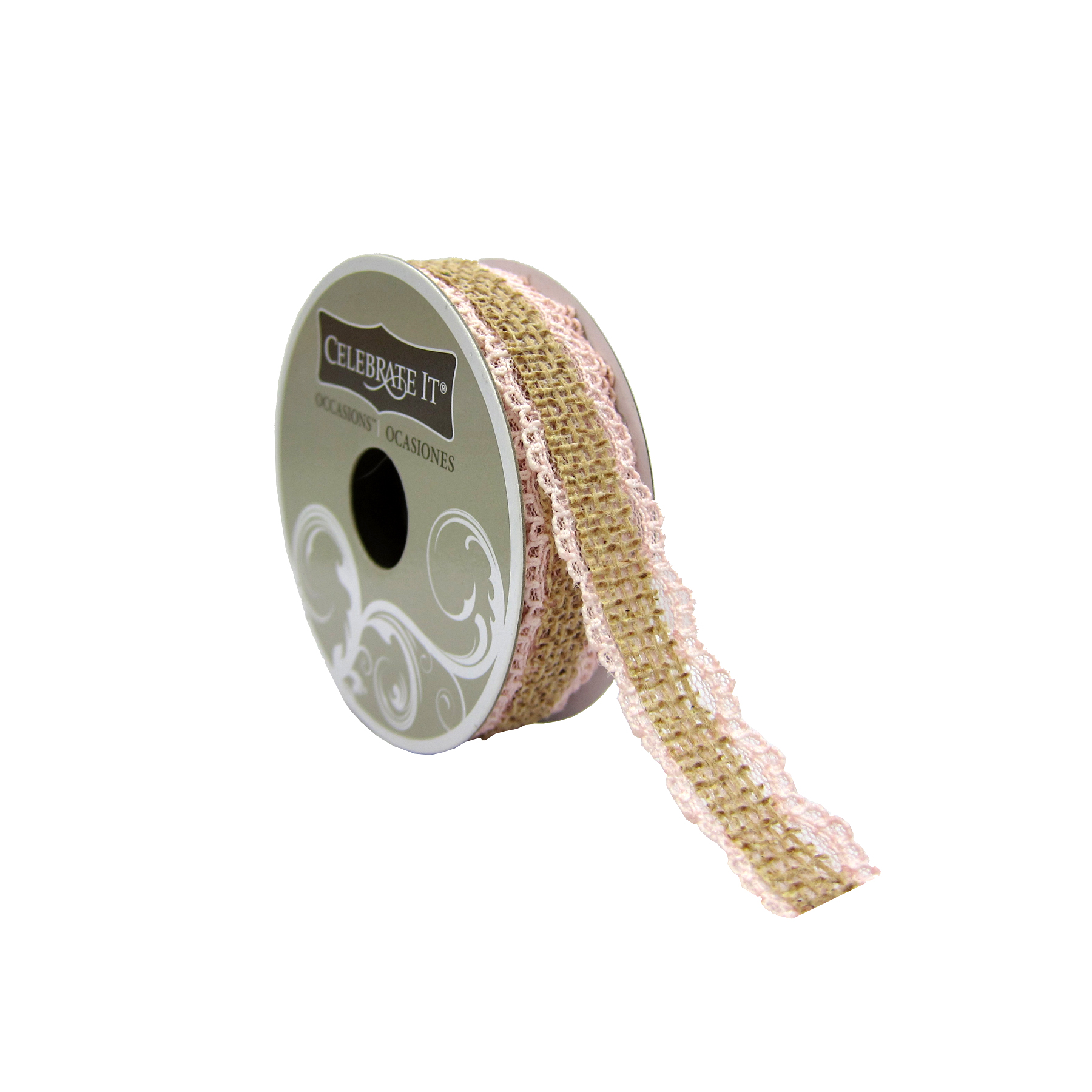 3/4" Burlap & Lace Ribbon by Celebrate It® Occasions™