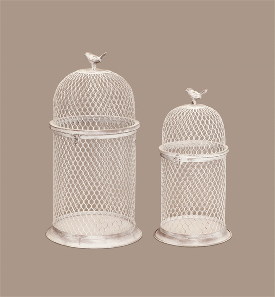 Chicken Wire Bird Cage Set Of 2