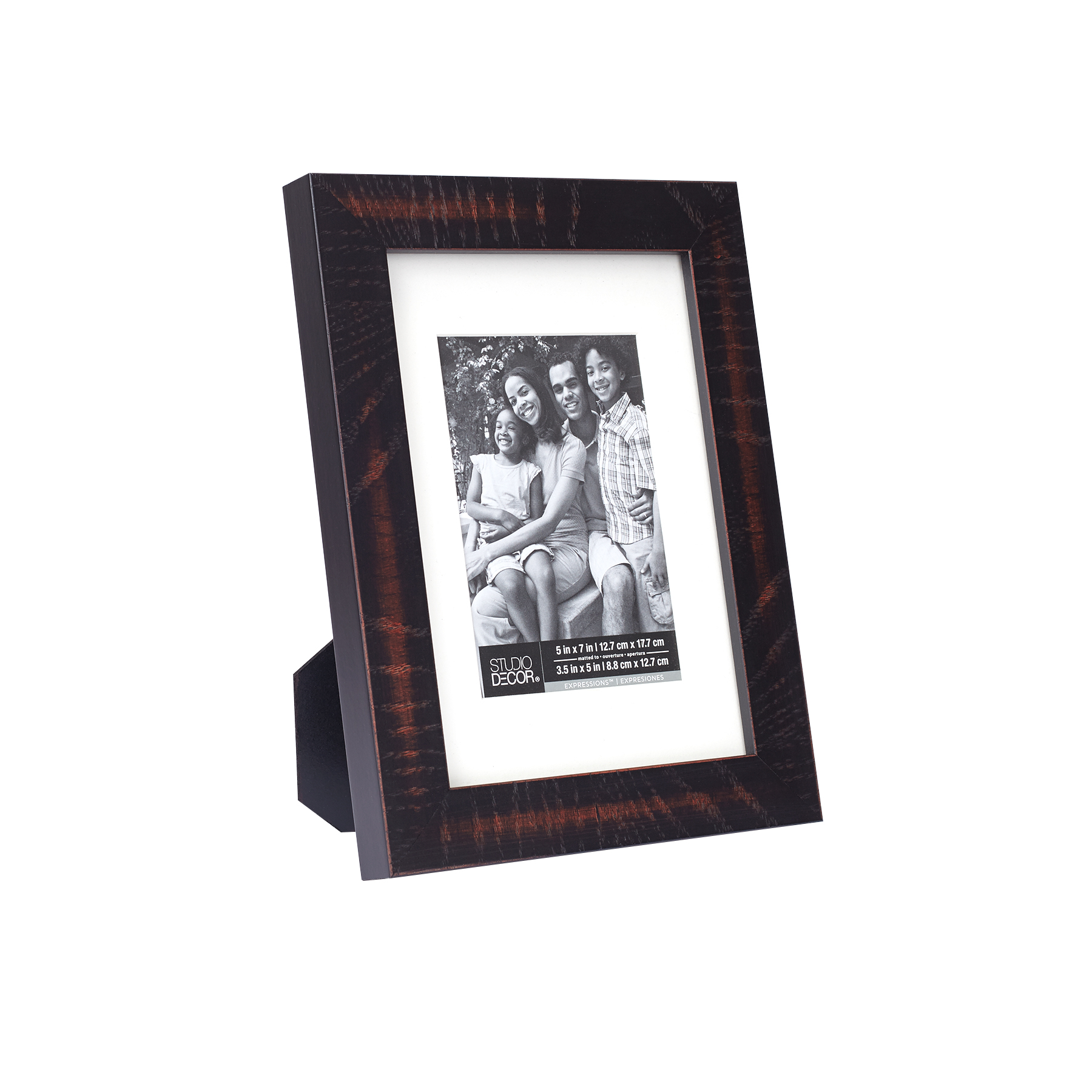 Buy the Black Rustic Frame, 5" x 7" With 3.5" x 5" Mat, Expressions™ By Studio Décor® at Michaels