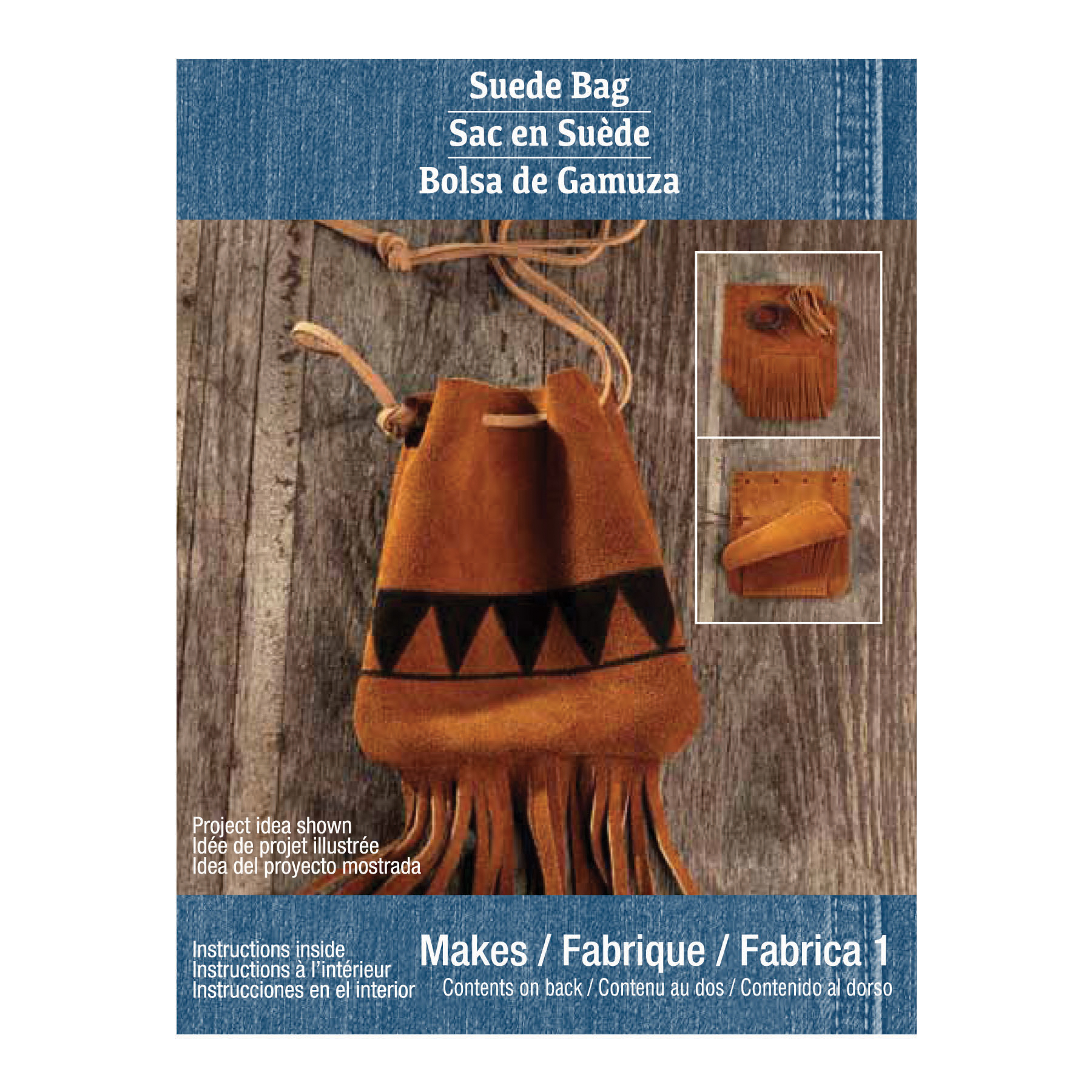 Shop for the Suede Leather Bag Kit by ArtMinds™ at Michaels