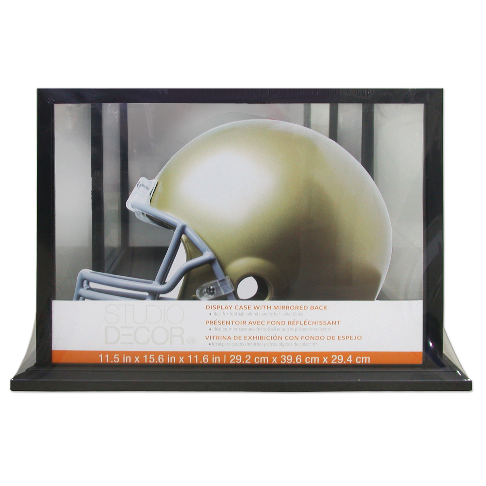 Studio Dé cor® Football Helmet Display Case, Black