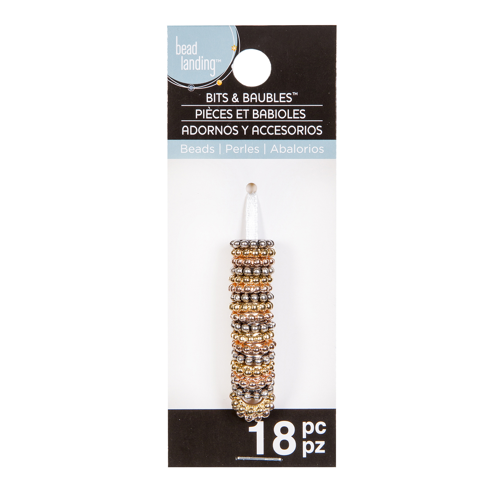 Bits & Baubles Multicolor Spacer Beads by Bead Landing