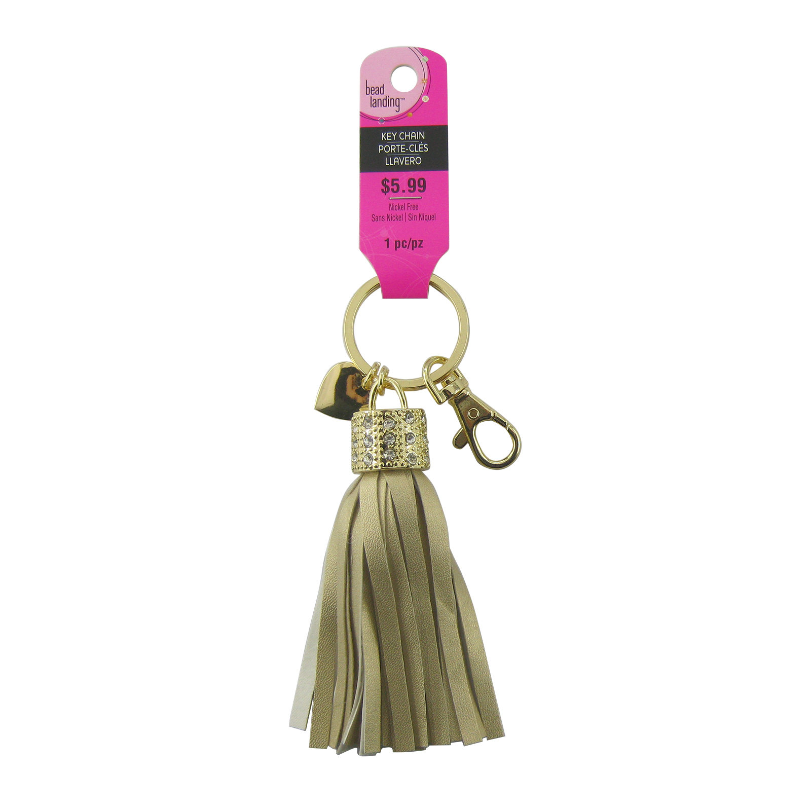 Shop for the Gold Tassel Key Chain by Bead Landing™ at Michaels