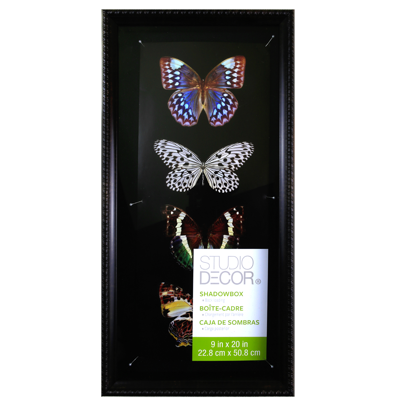 Ornate Bronze Panel Shadow Box, 9" x 20" By Studio Décor®