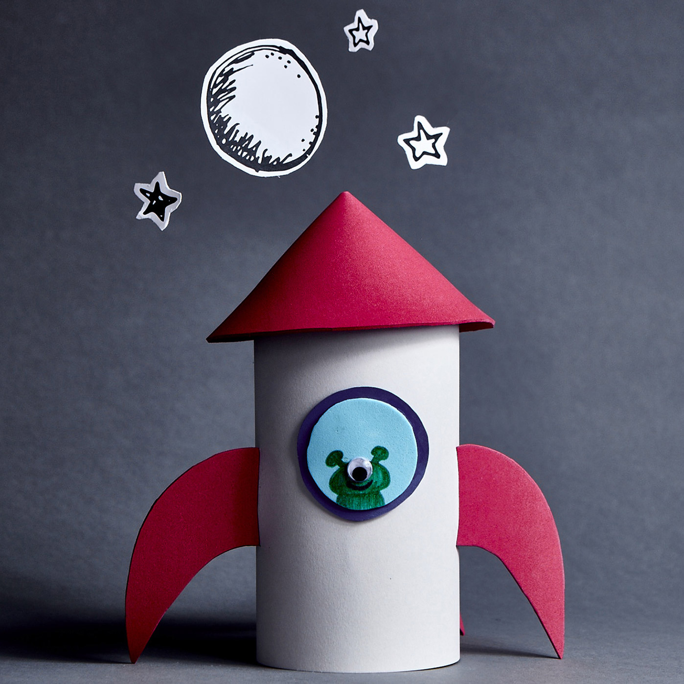 Life on Pluto Foam Rocket Ship