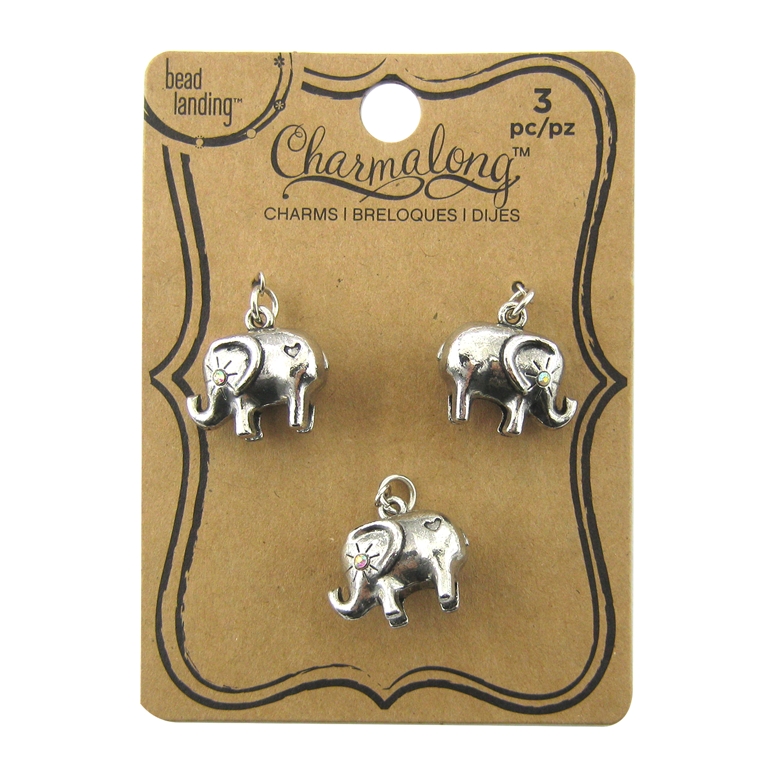 Find the Charmalong™ Elephant Charms by Bead Landing™ at Michaels