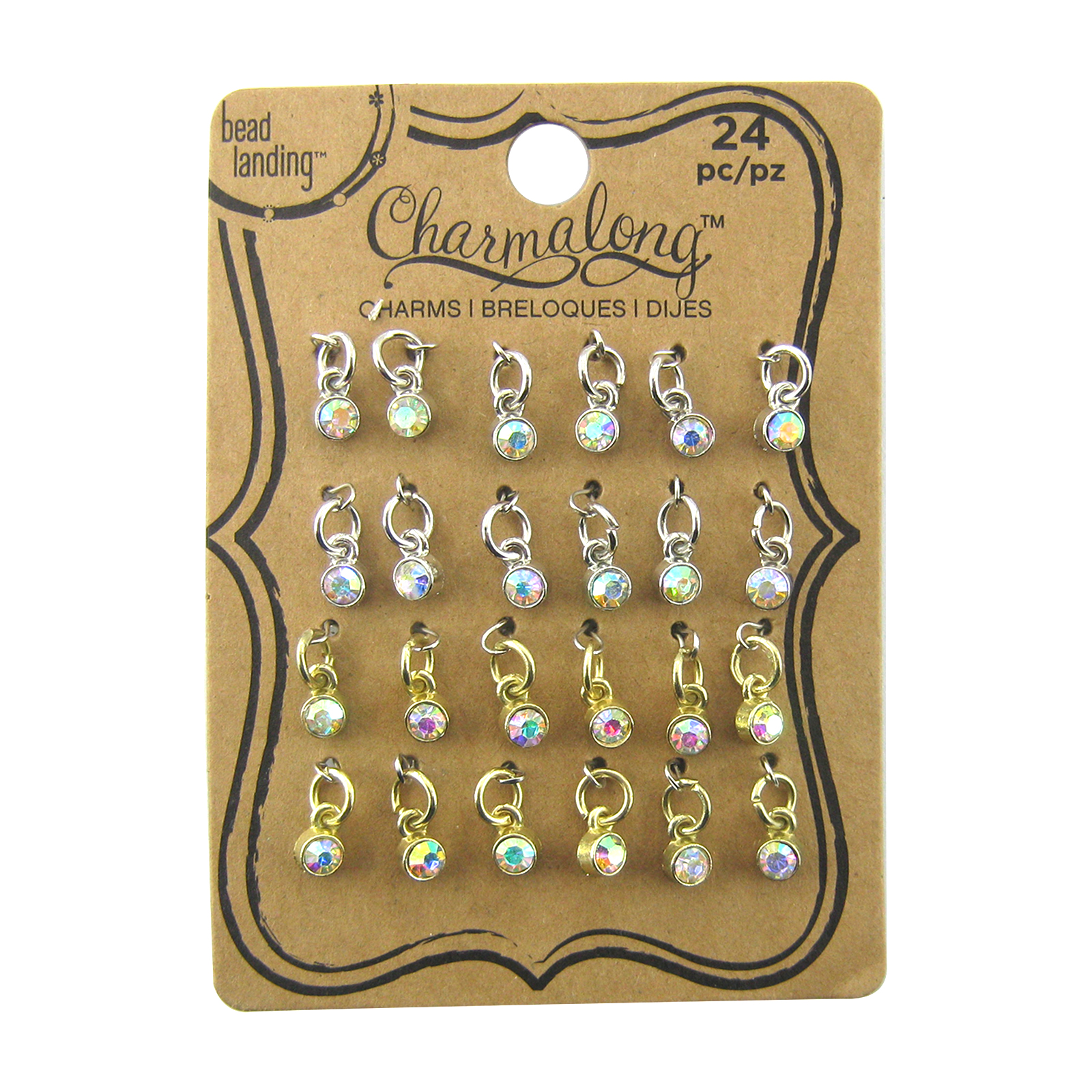 Buy the Charmalong™ Crystal AB Drop Charms by Bead Landing™ at Michaels