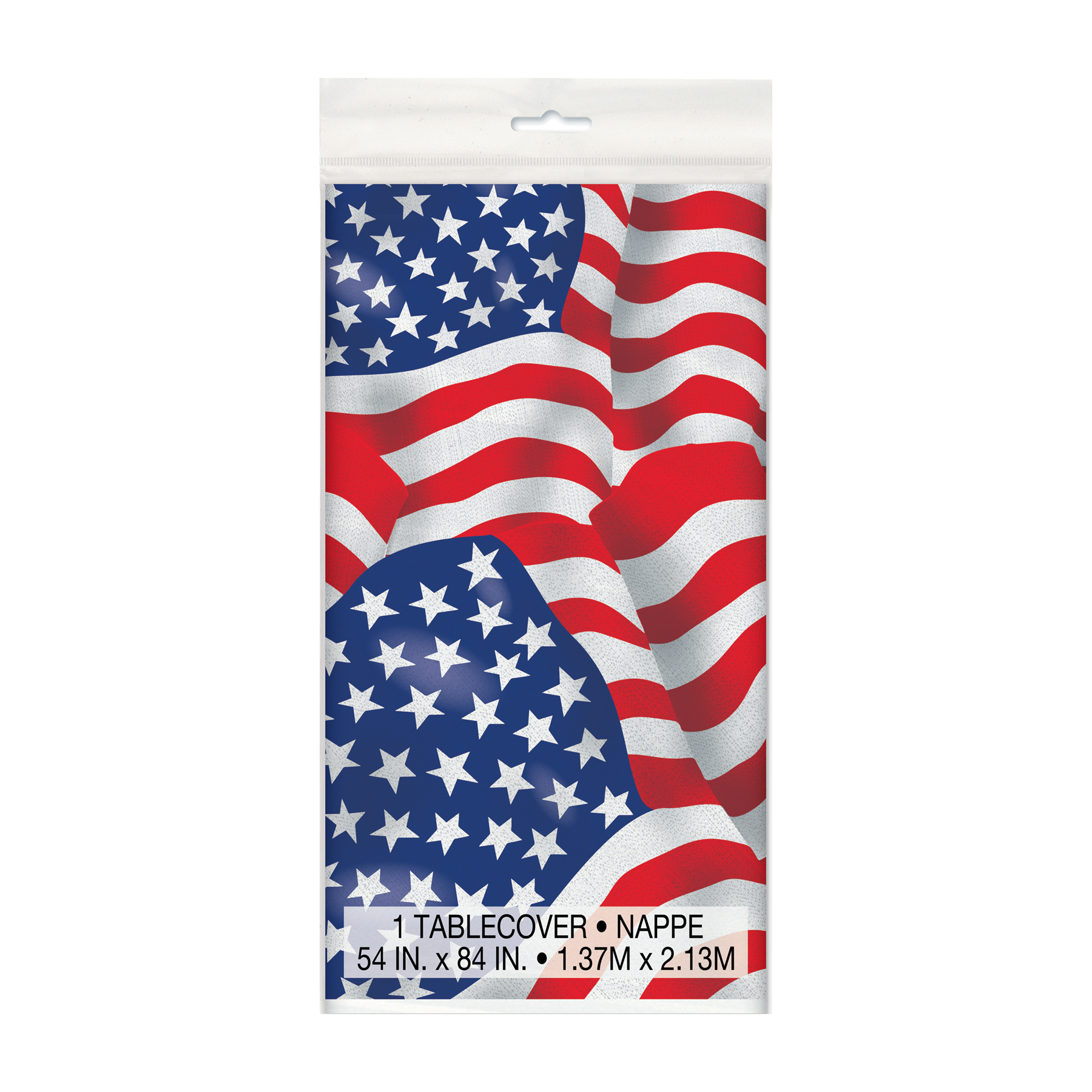 US American Flag Plastic Tablecloth Patriotic Party Decorations