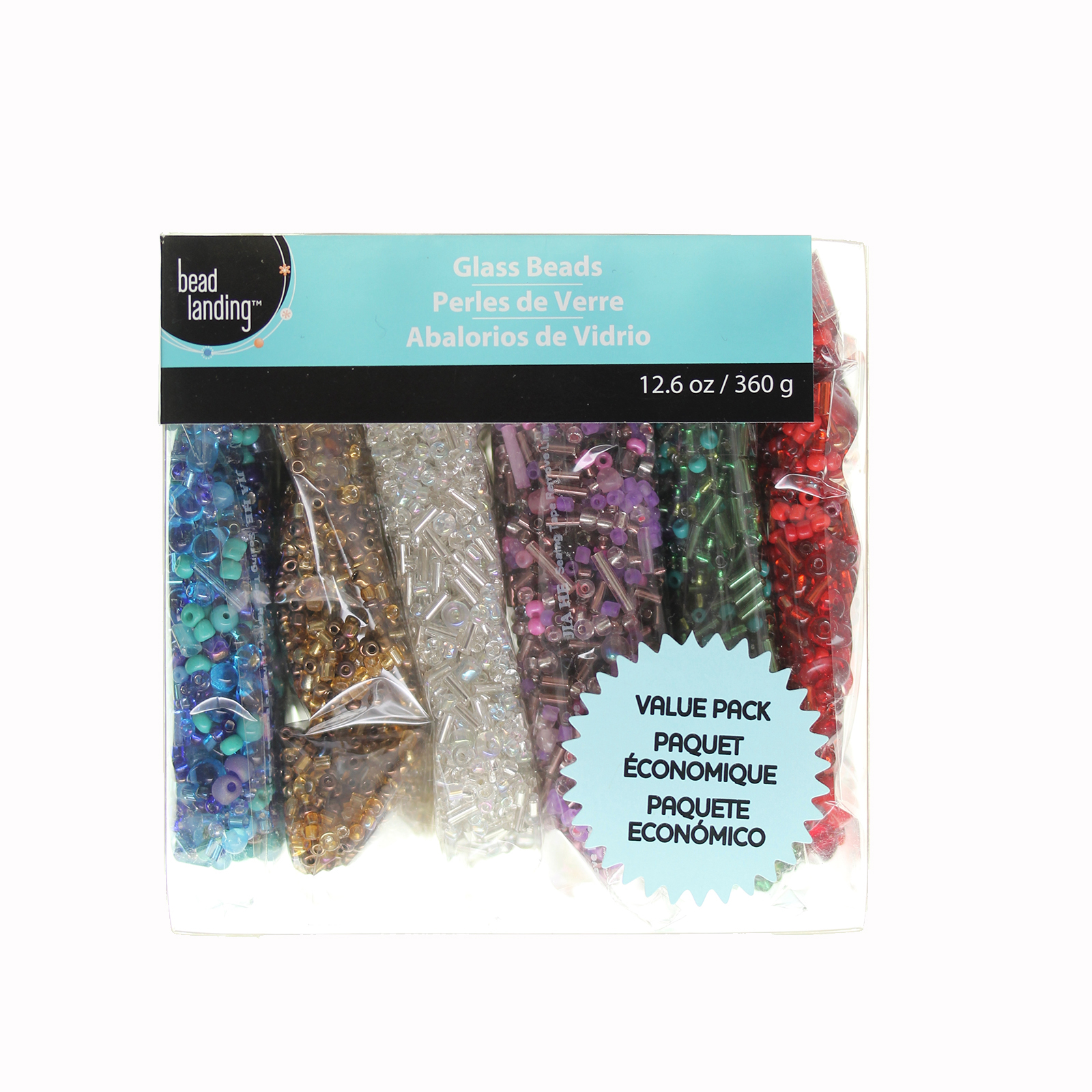 Rainbow Seed Beads Value Pack by Bead Landing