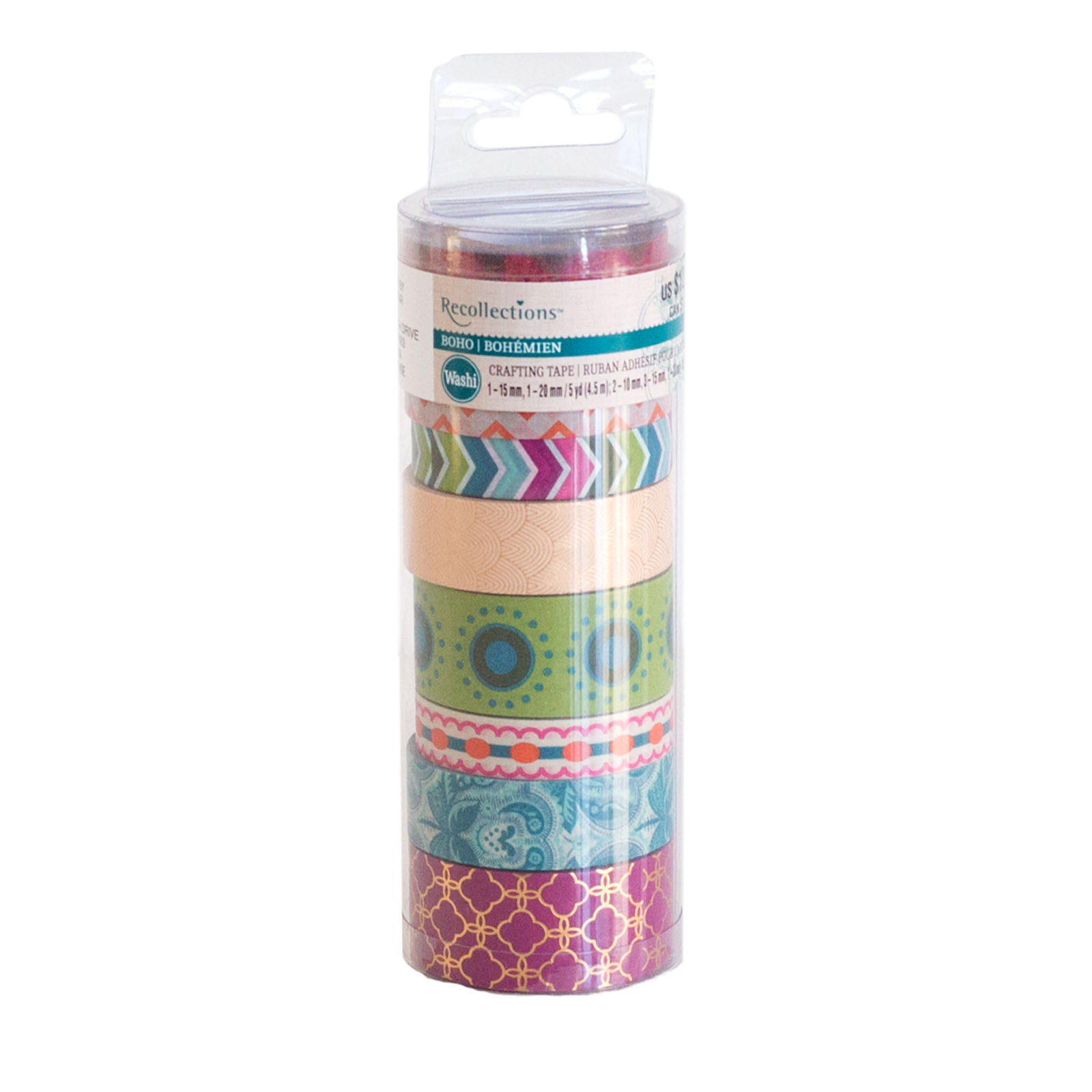 Find the Boho Mix Washi Tape Tube by Recollections™ at Michaels