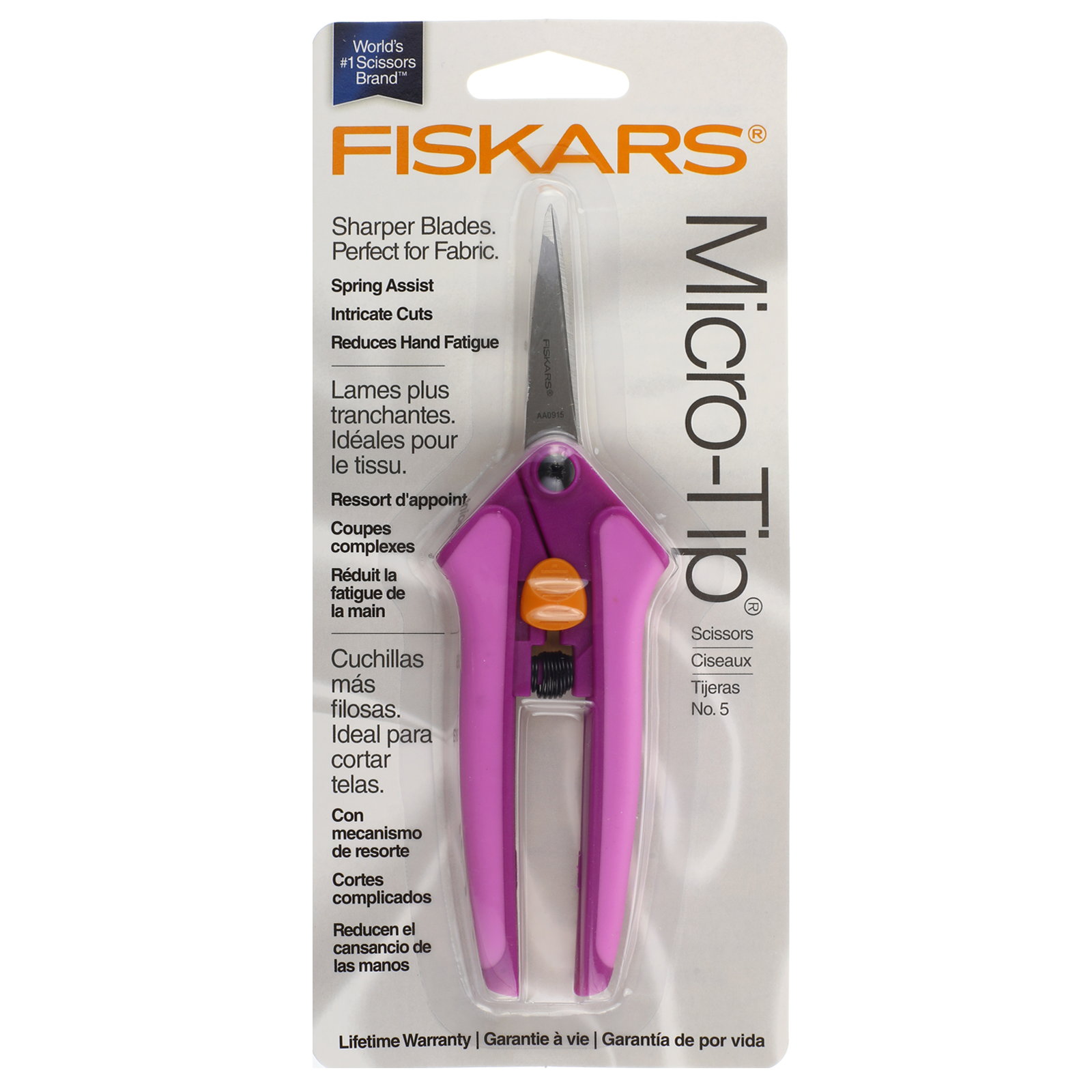 Fiskars® Premier No. 5 Easy Action™ MicroTip Scissors