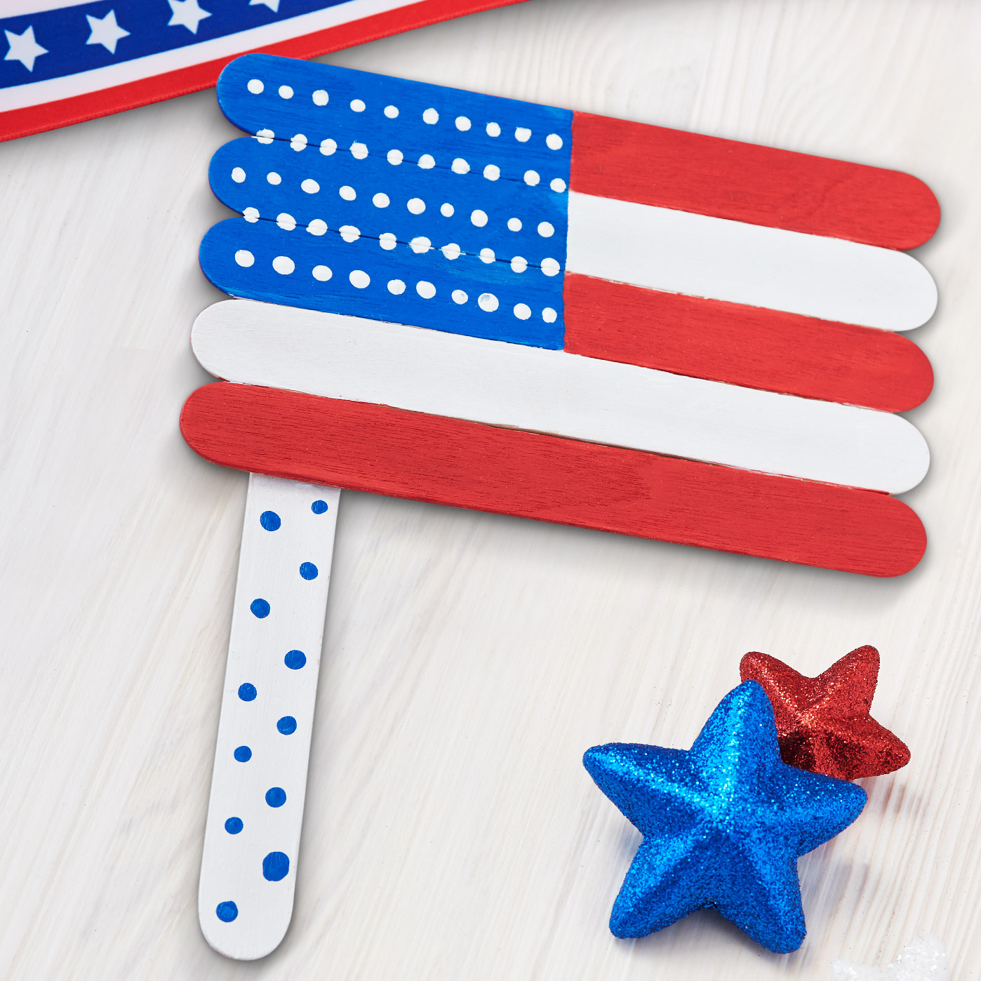 Kids Club® Craft Stick American Flag