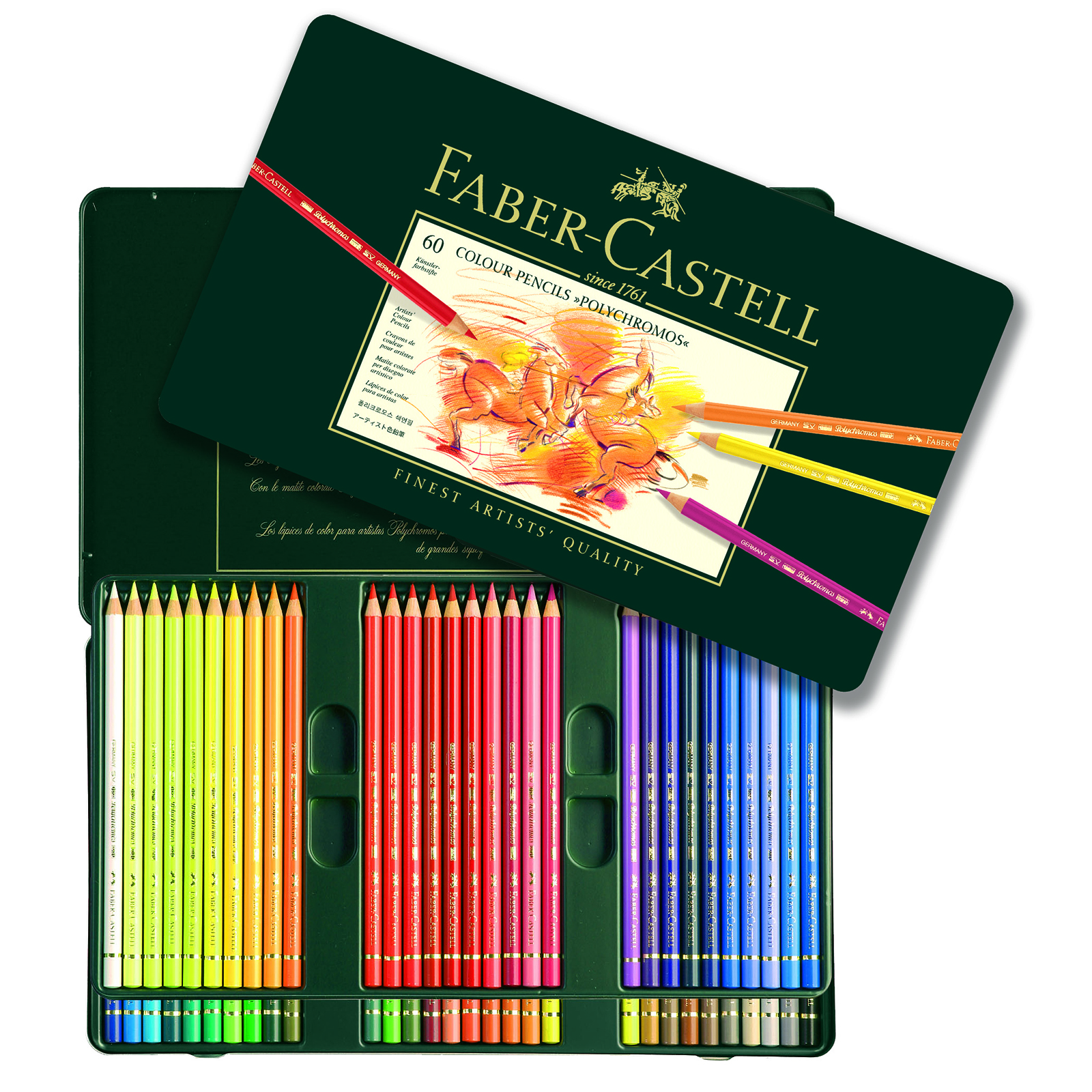Faber Castell® Polychromos Color Pencils Tin Set