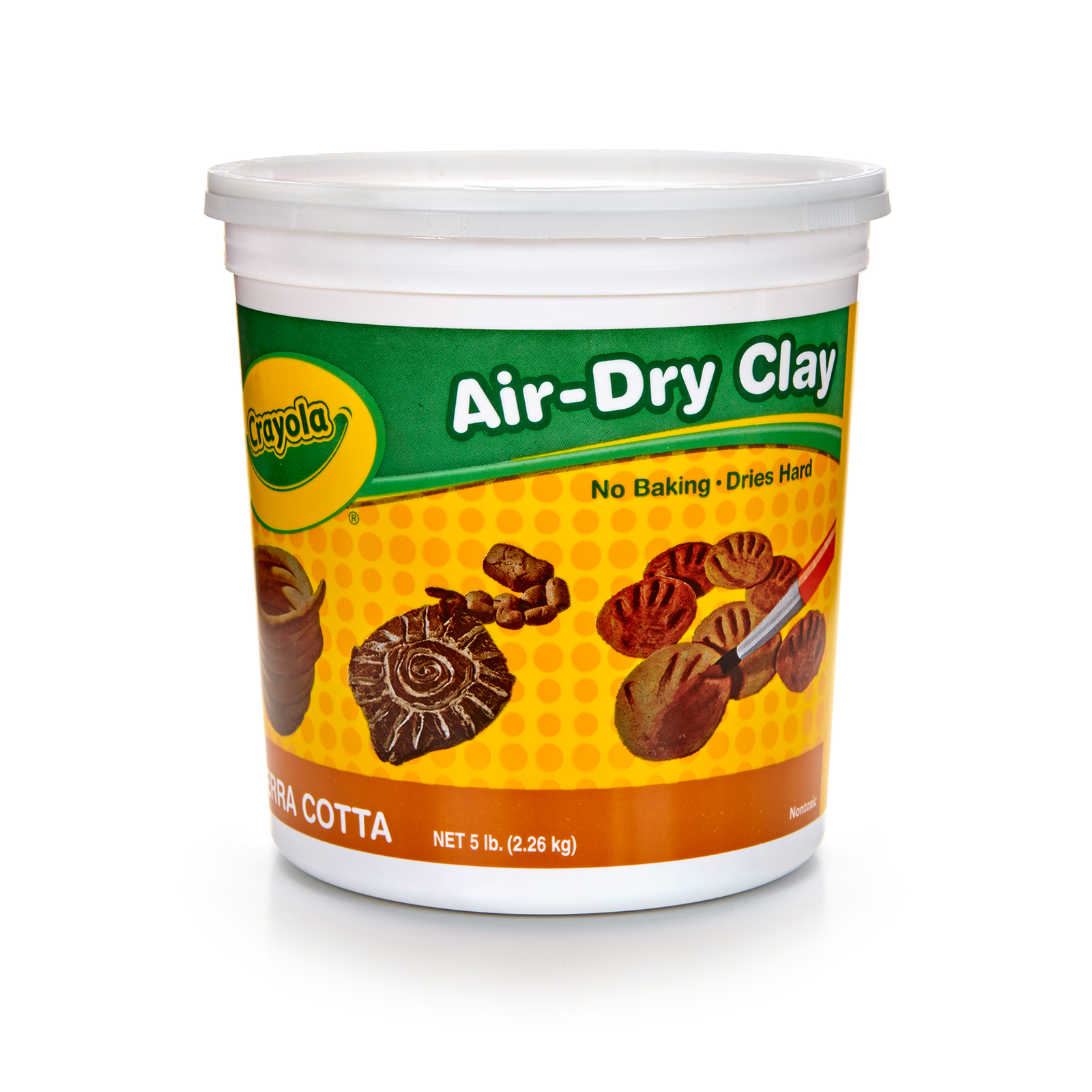 Shop for the Crayola® Terra Cotta Air-Dry Clay at Michaels