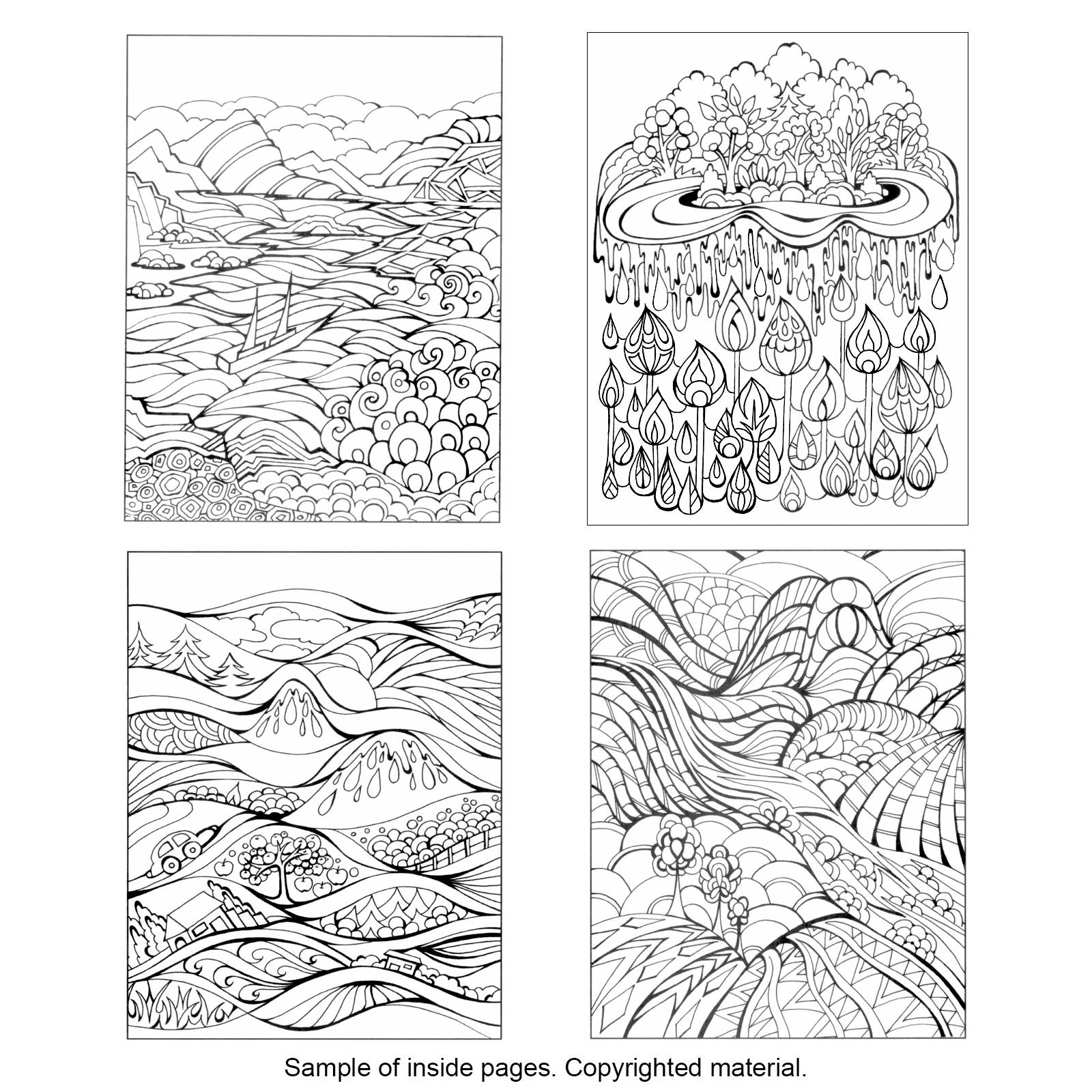 Creative Haven® Magical Landscapes Coloring Book