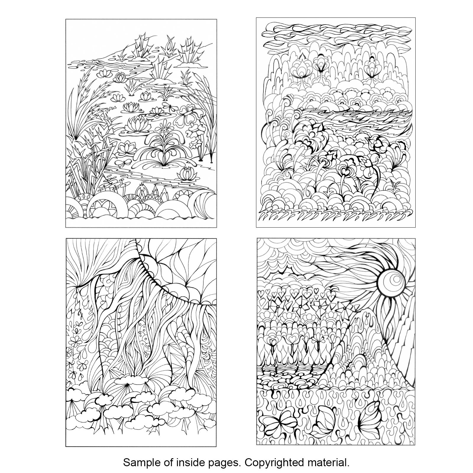 Creative Haven® Magical Landscapes Coloring Book