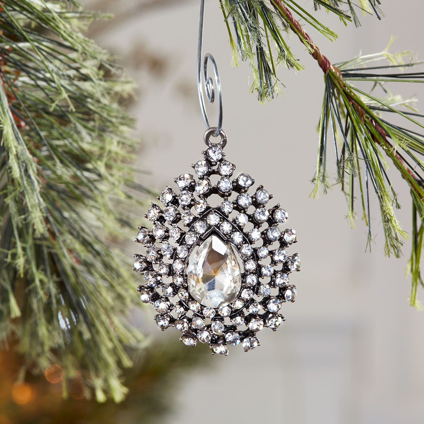 Shimmer Noel Rhinestone Pendant Christmas Ornament