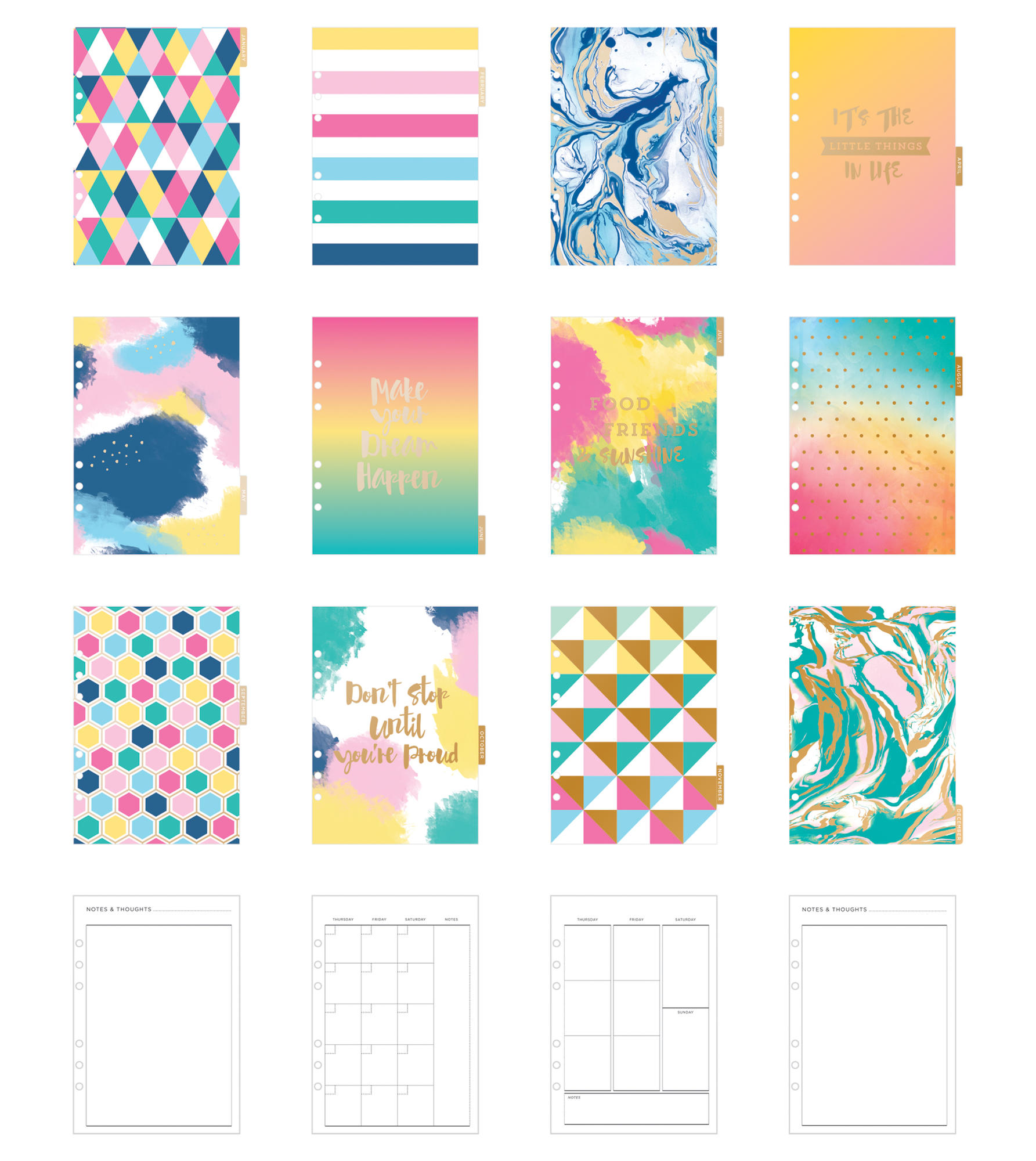 Buy the Creative Year Bright Calendar Pack By Recollections™ at Michaels