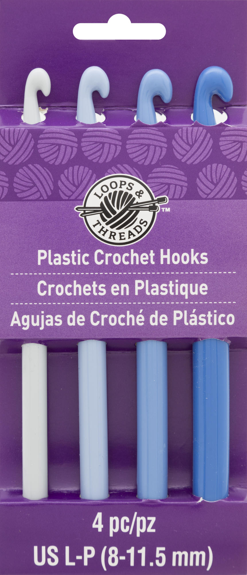 Plastic Crochet Hook Set by Loops & Threads®, LP