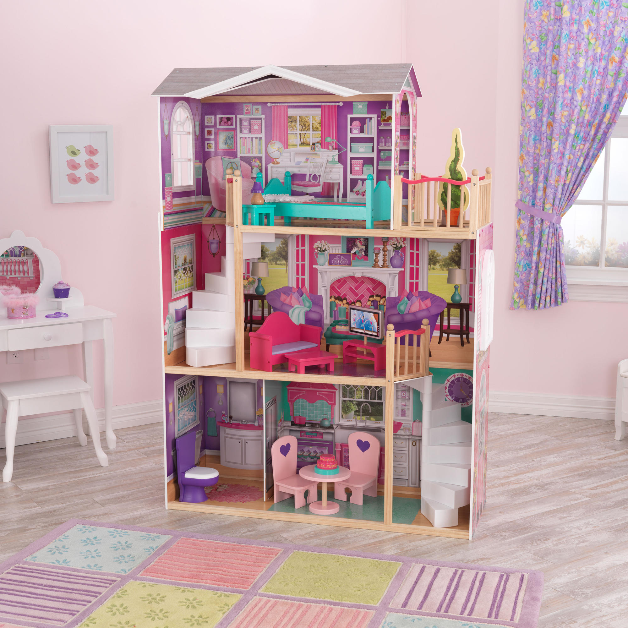 kidkraft elegant 18 doll manor