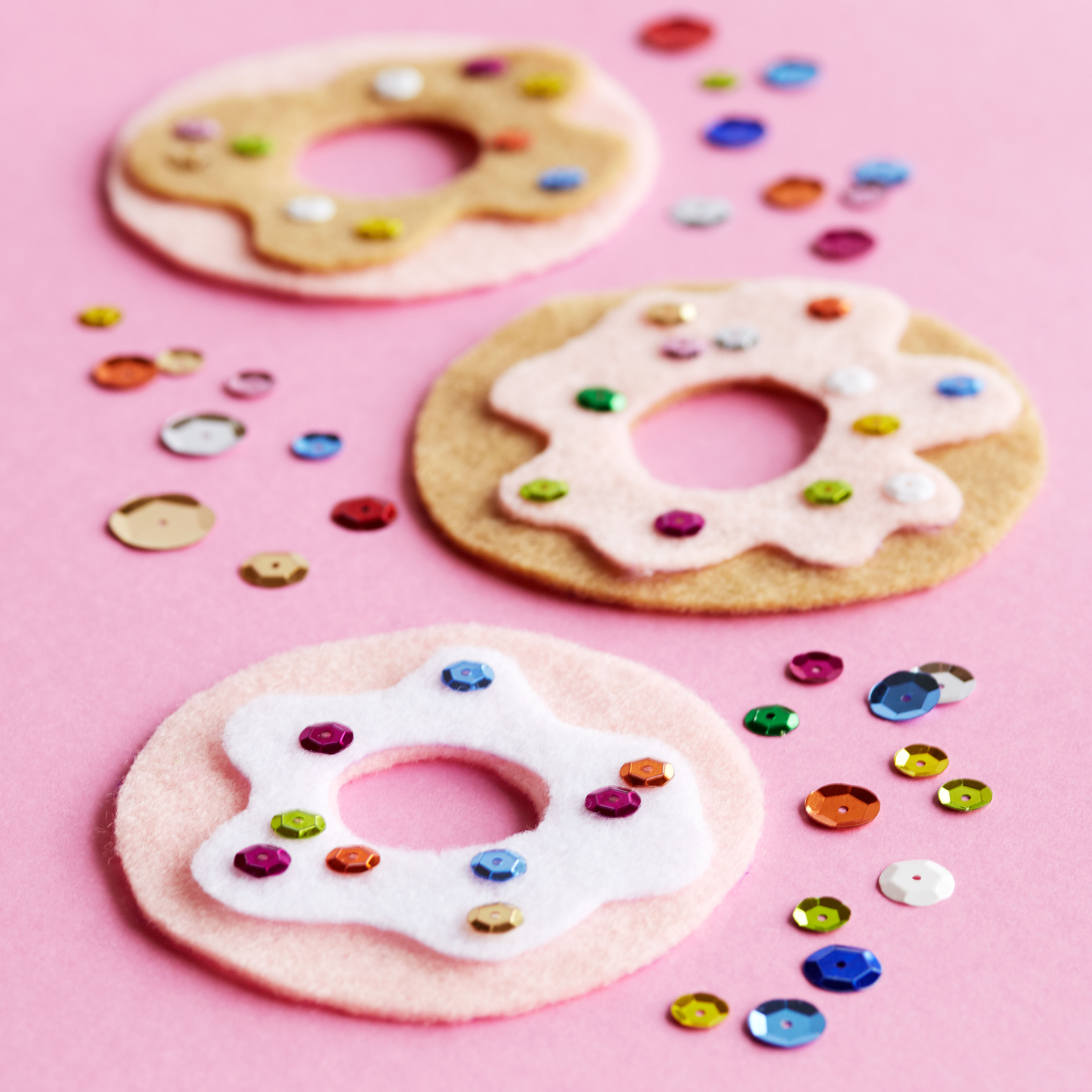 Kids' Felt Donuts