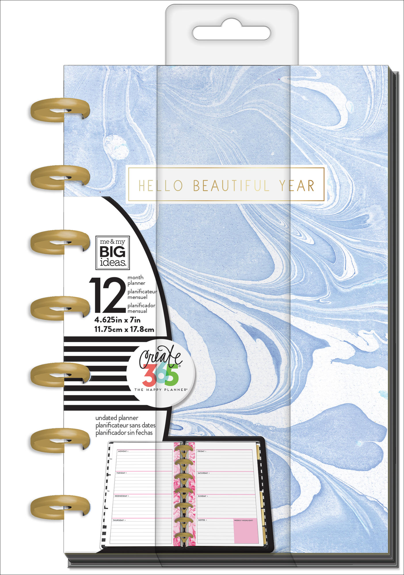 Find the Create 365™ The Mini Happy Planner™, Modern Marble at Michaels