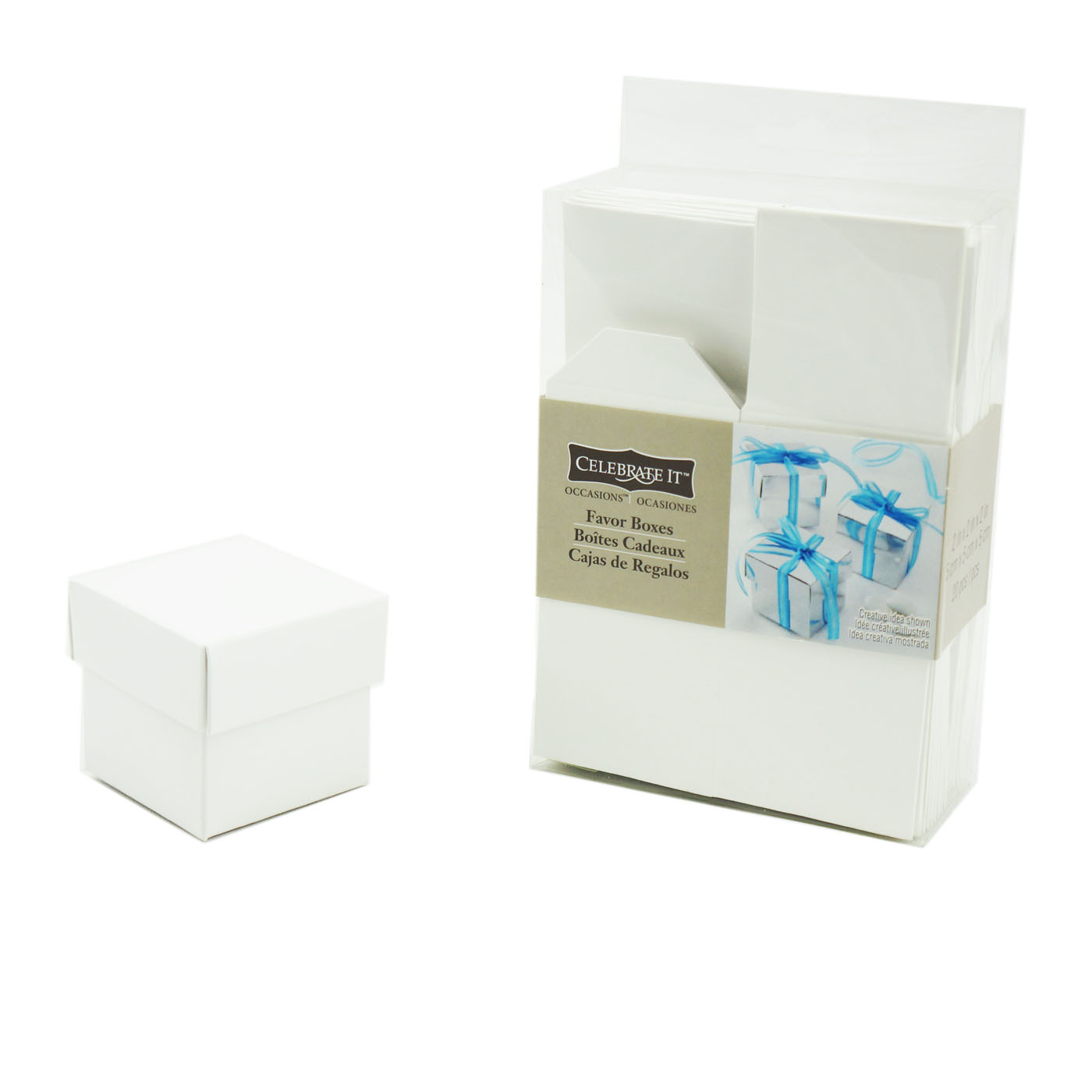 Celebrate It™ Occasions™ Favor Boxes White