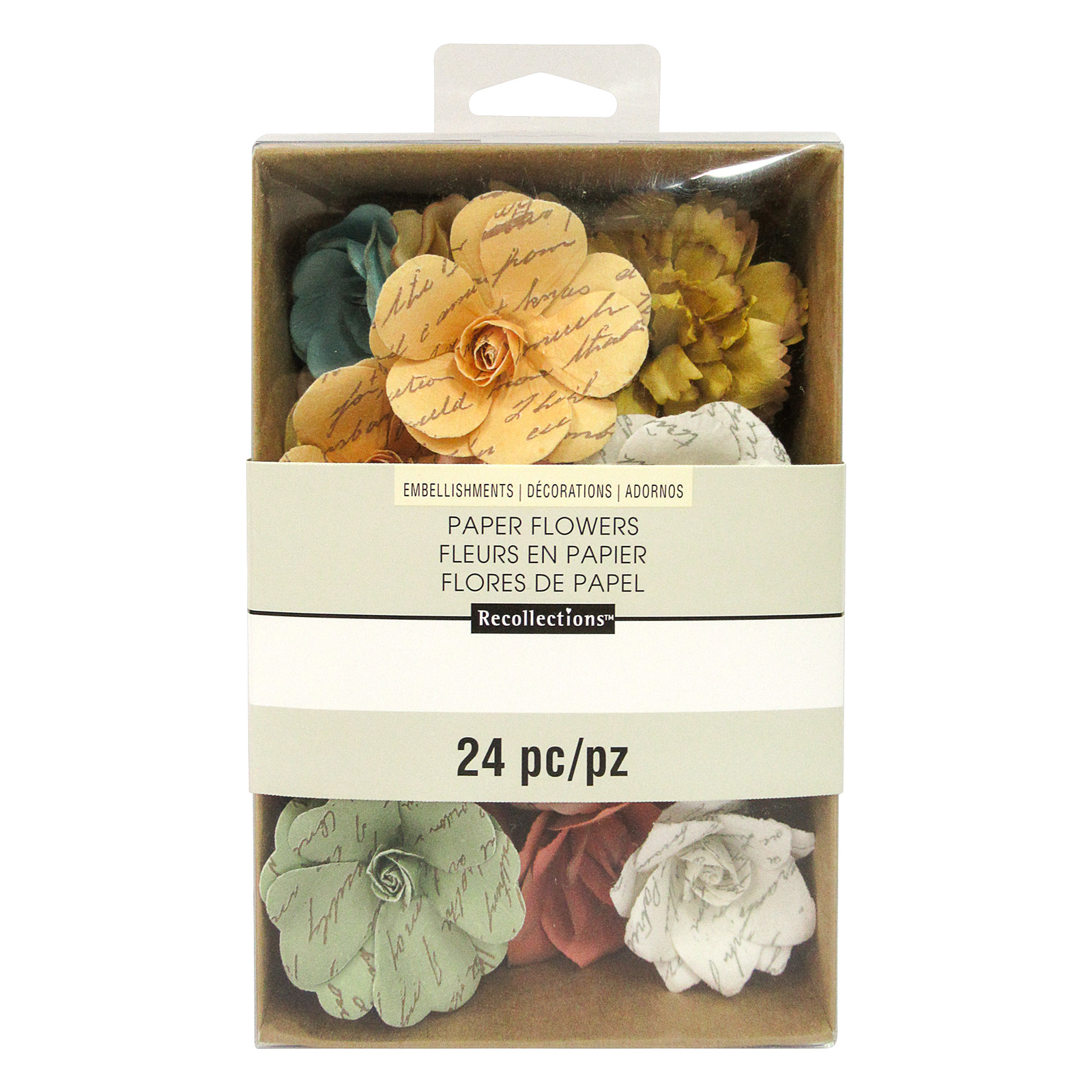 mulberry recollections embellishments assorted flower paper michaels