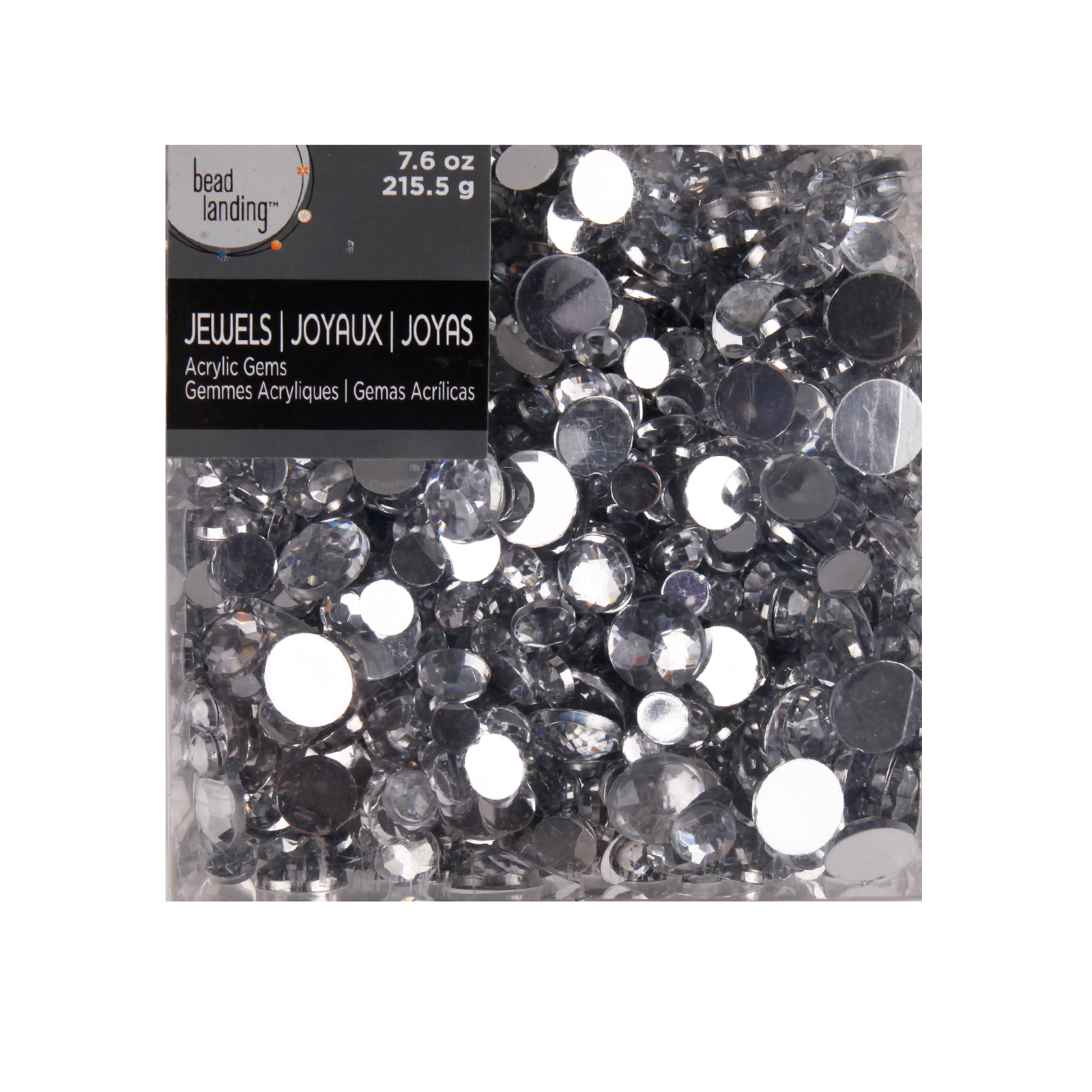 Small Clear Mixed Jewels By Bead Landing