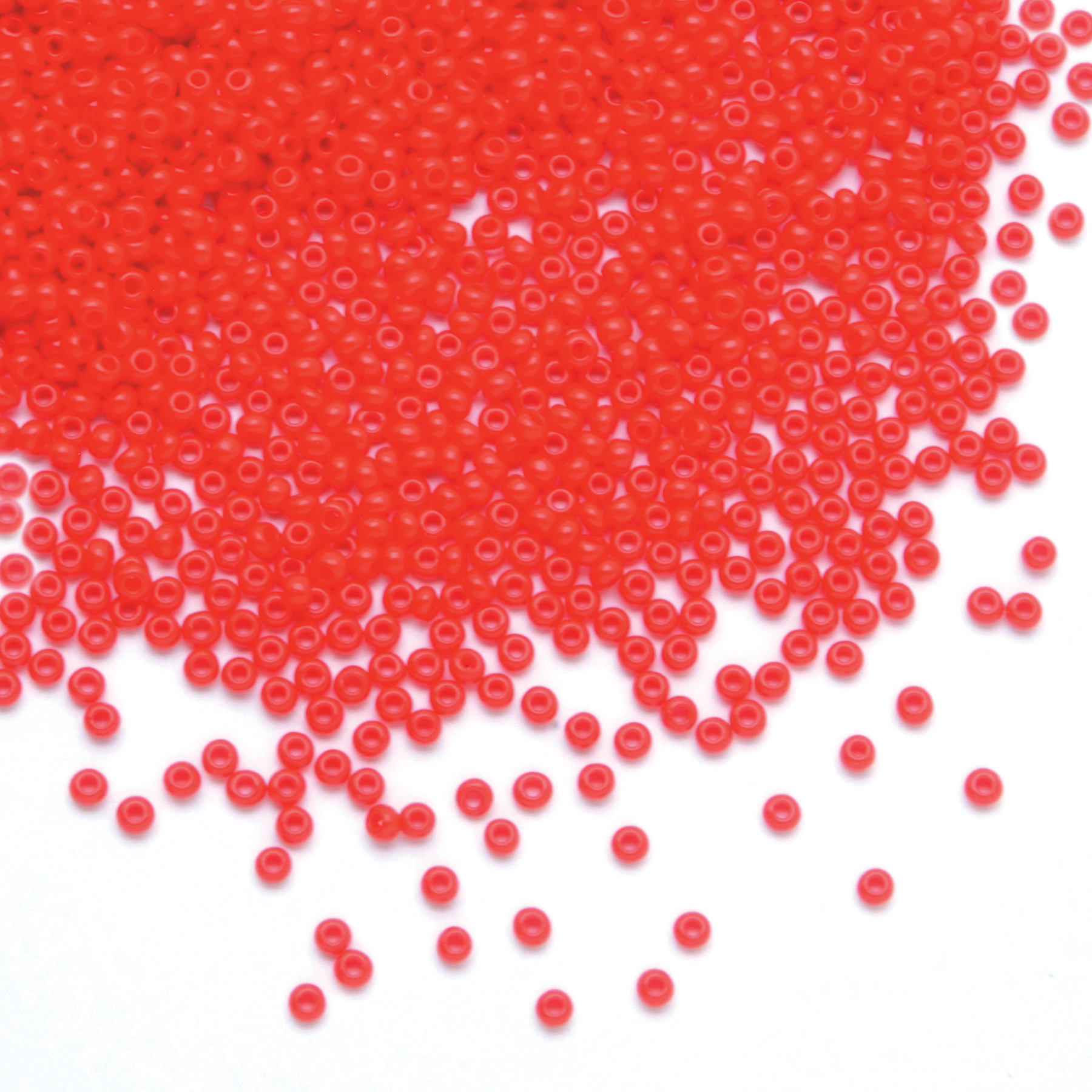 Dazzle-It! 10/0 Czech Glass Seed Beads, Cinnabar Red