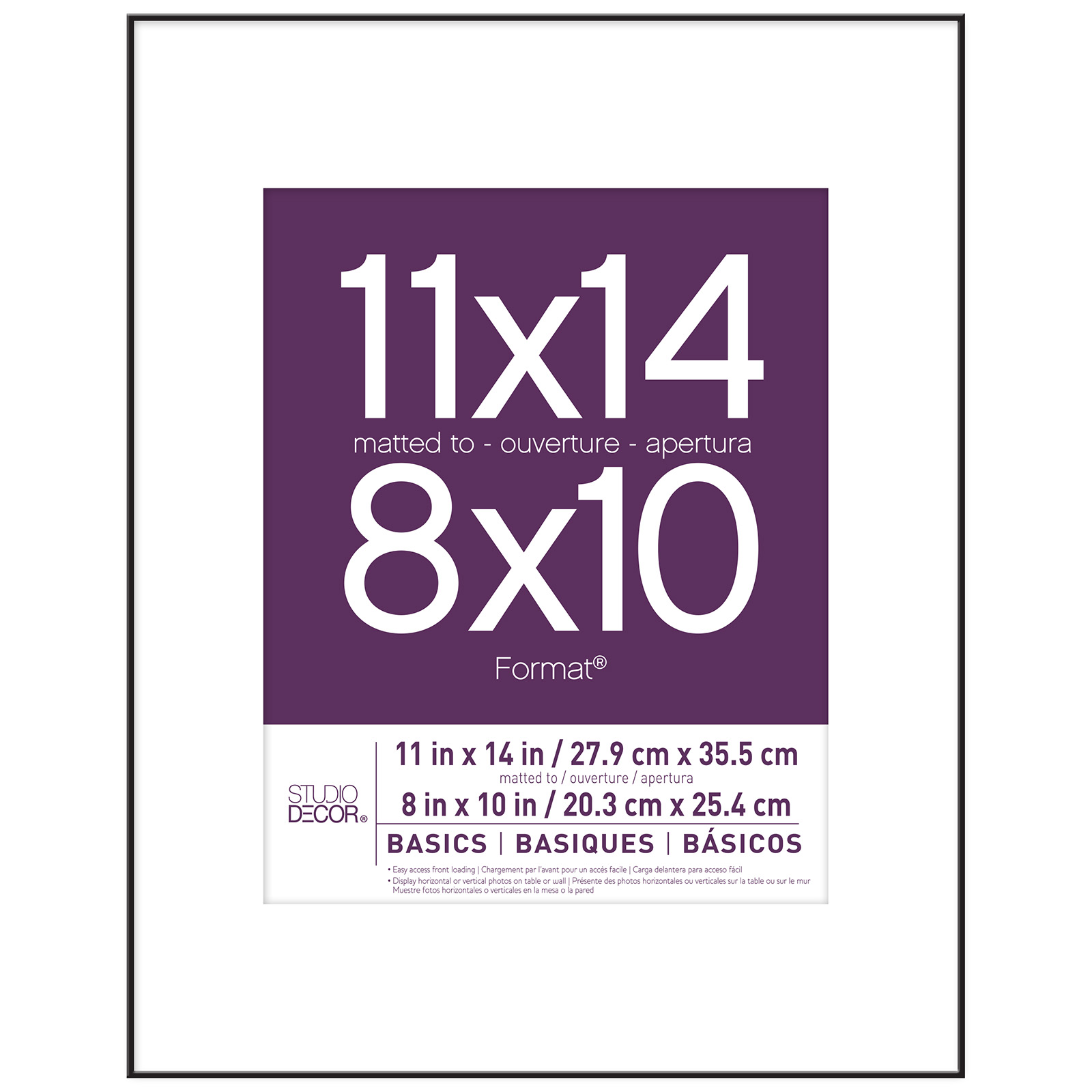 Format® Frame with Mat, Basics By Studio Décor®