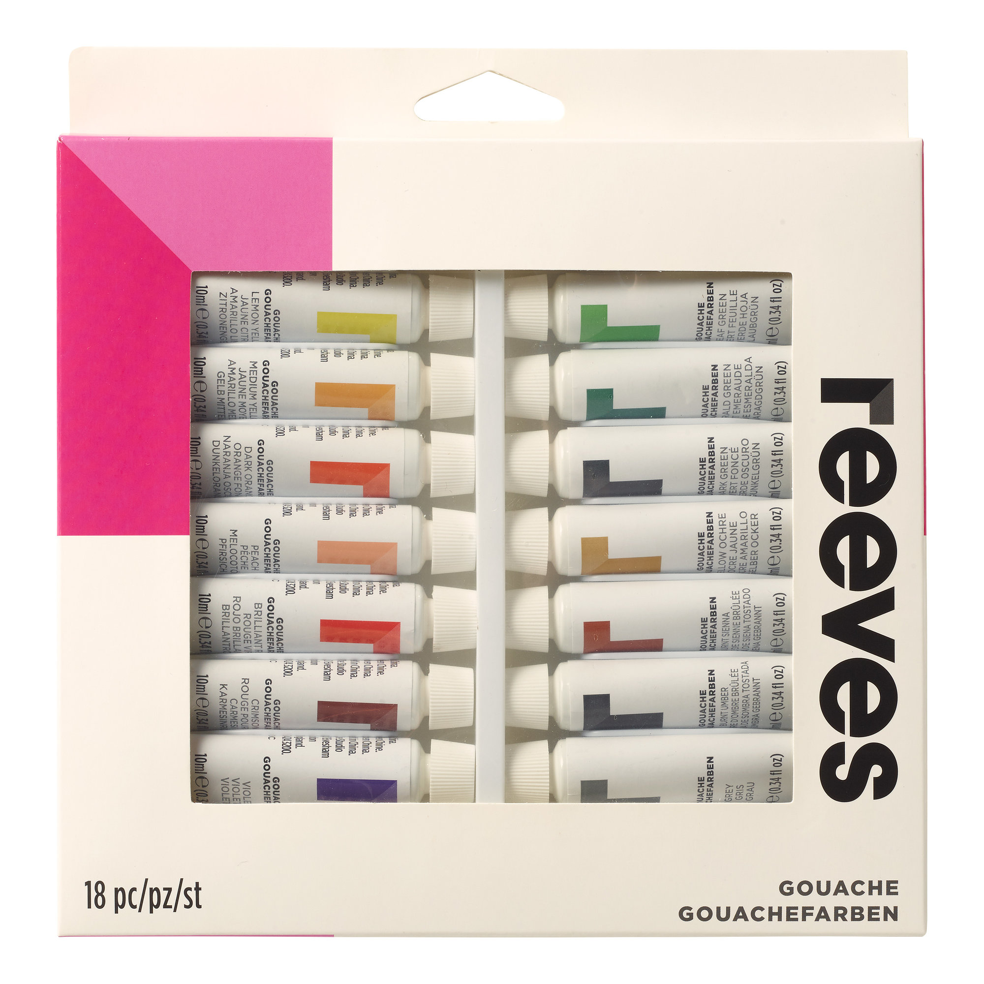 Reeves Watercolor Paint 10ml 18/Pkg-Assorted Colors | JOANN