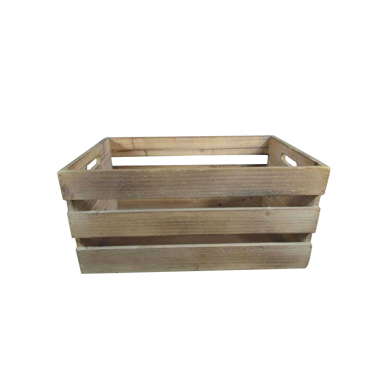 Shop for the Large Wooden Slatted Crate By Ashland® at Michaels