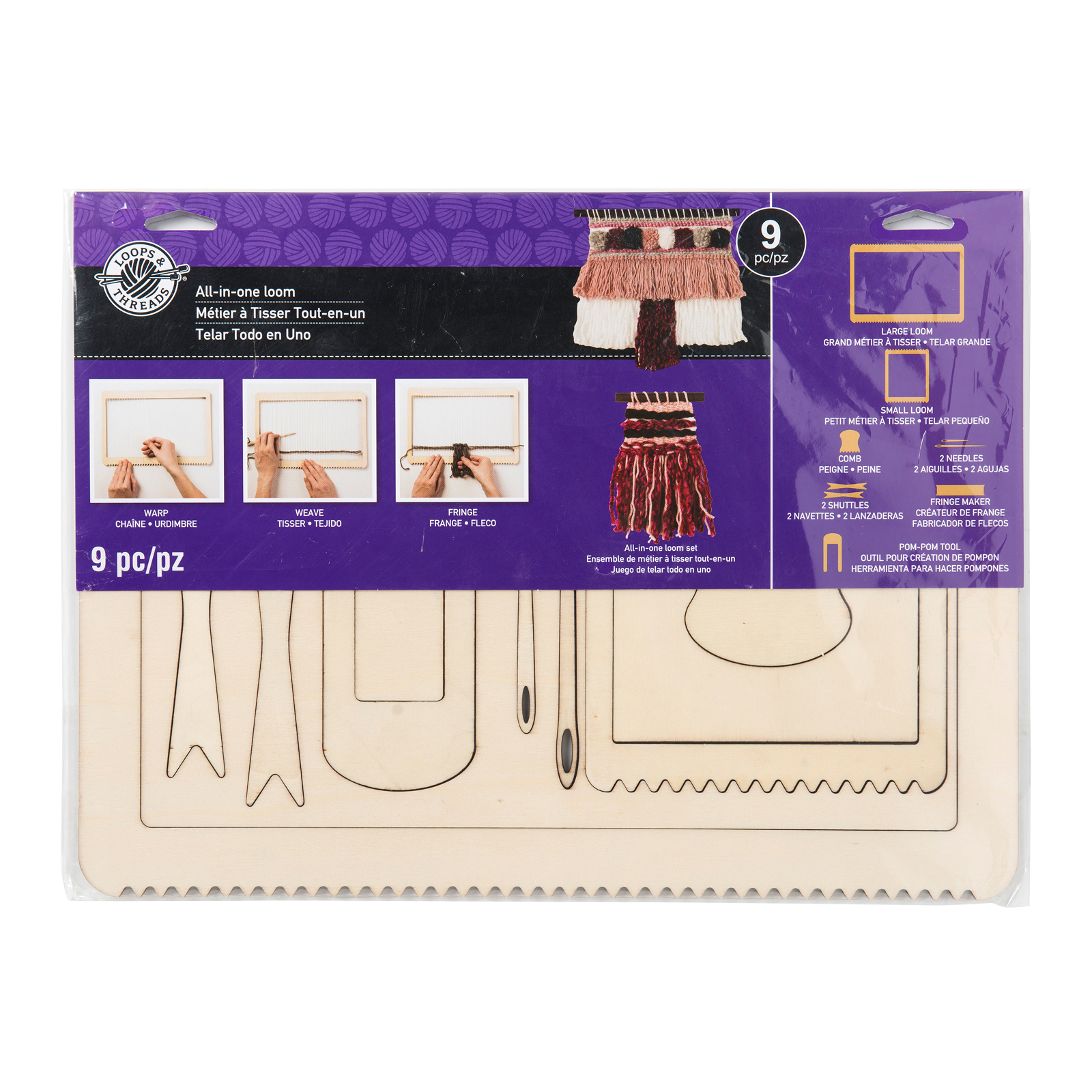 All-in-One Square Loom Set By Loops & Threads