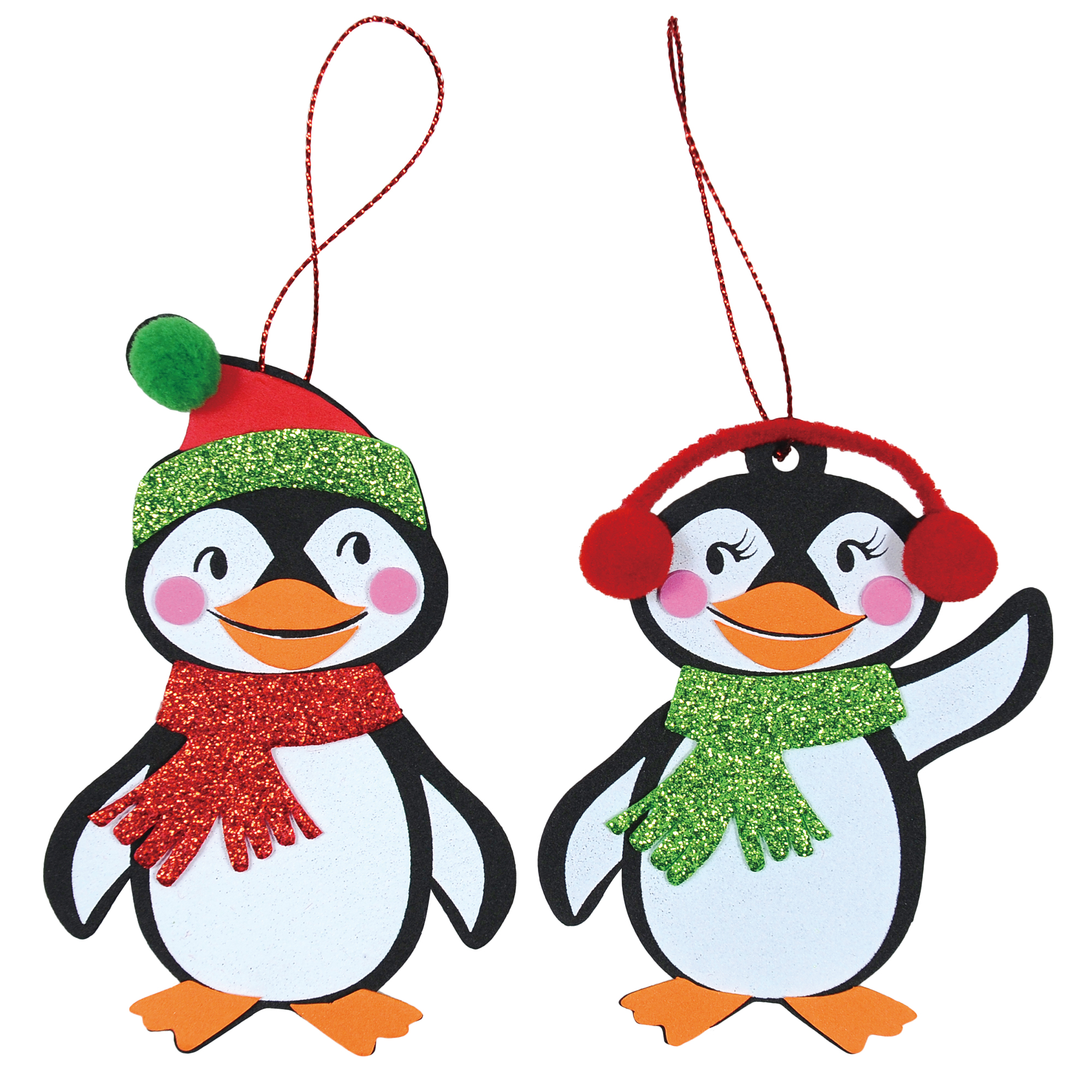 Buy the Penguin Ornaments Foam Craft Kit By Creatology™ at Michaels