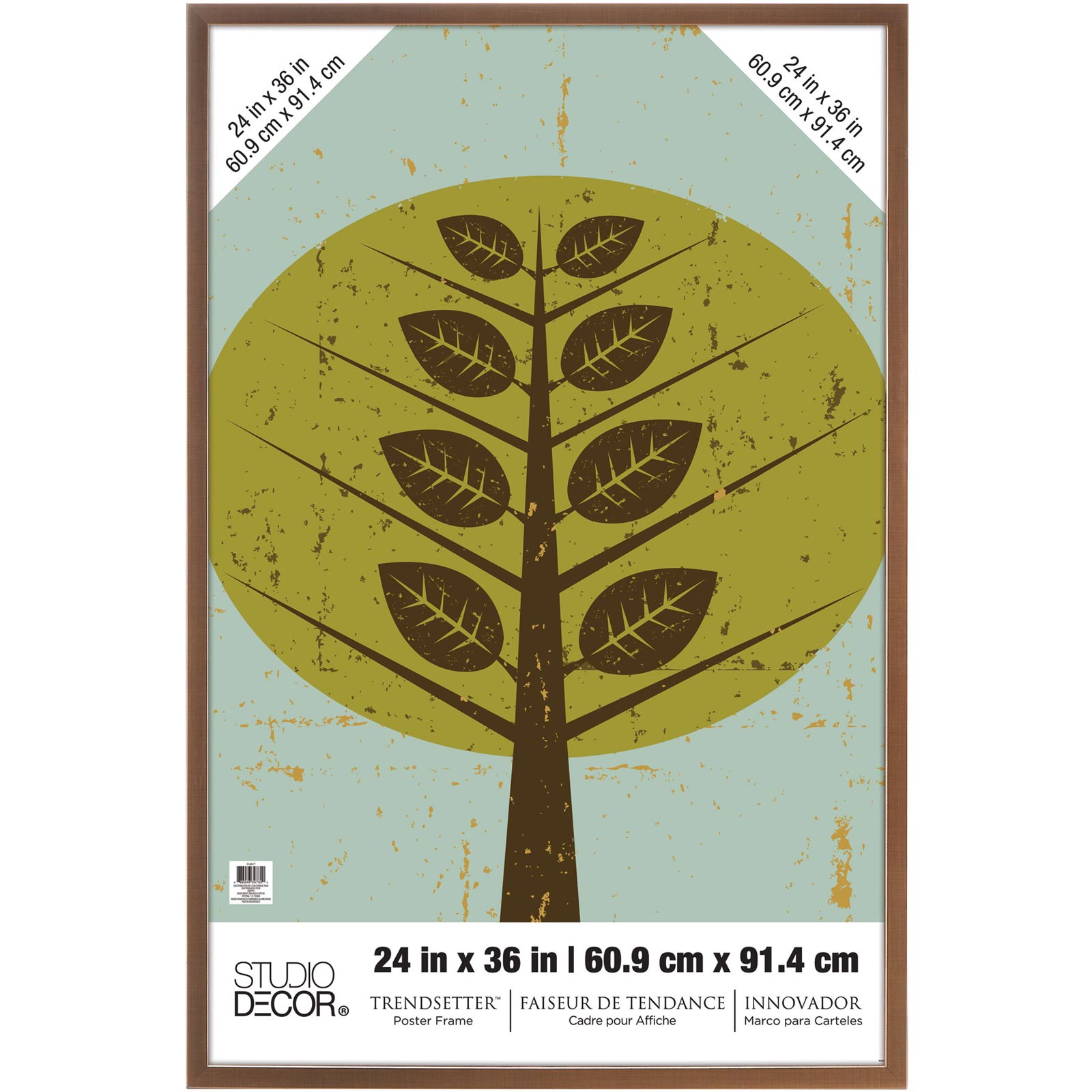 Bronze Poster Frame, 24" x 36", Trendsetter™ By Studio Décor®
