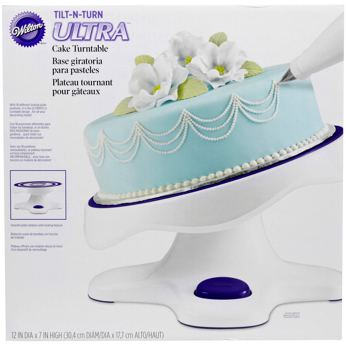 Wilton® Tilt-N-Turn Ultra™ Cake Turntable